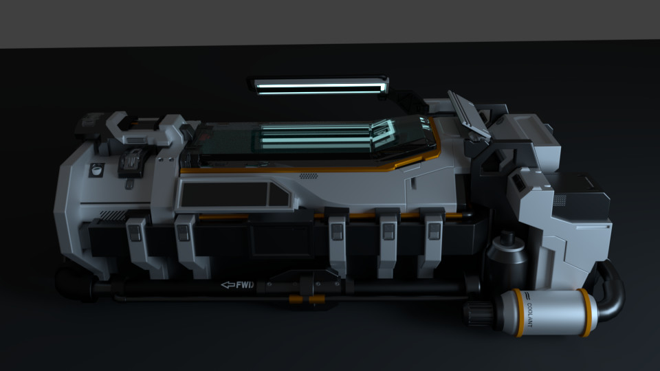 Artstation Sci Fi Concept Using Blender Bryant Koshu