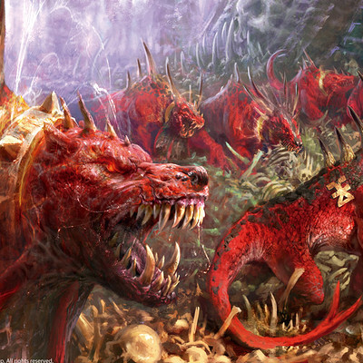 Antonio j manzanedo flesh hounds vs skeleton warriors manzanedo