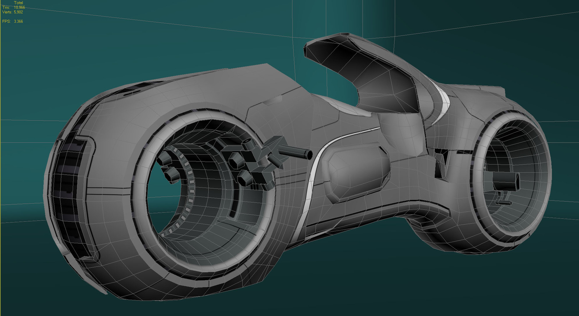 Artstation Tron Legacy Lightcycle Model Joel Lee