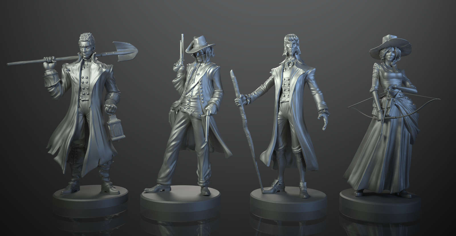 Legends of Sleepy Hollow boardgame - Cycles render
