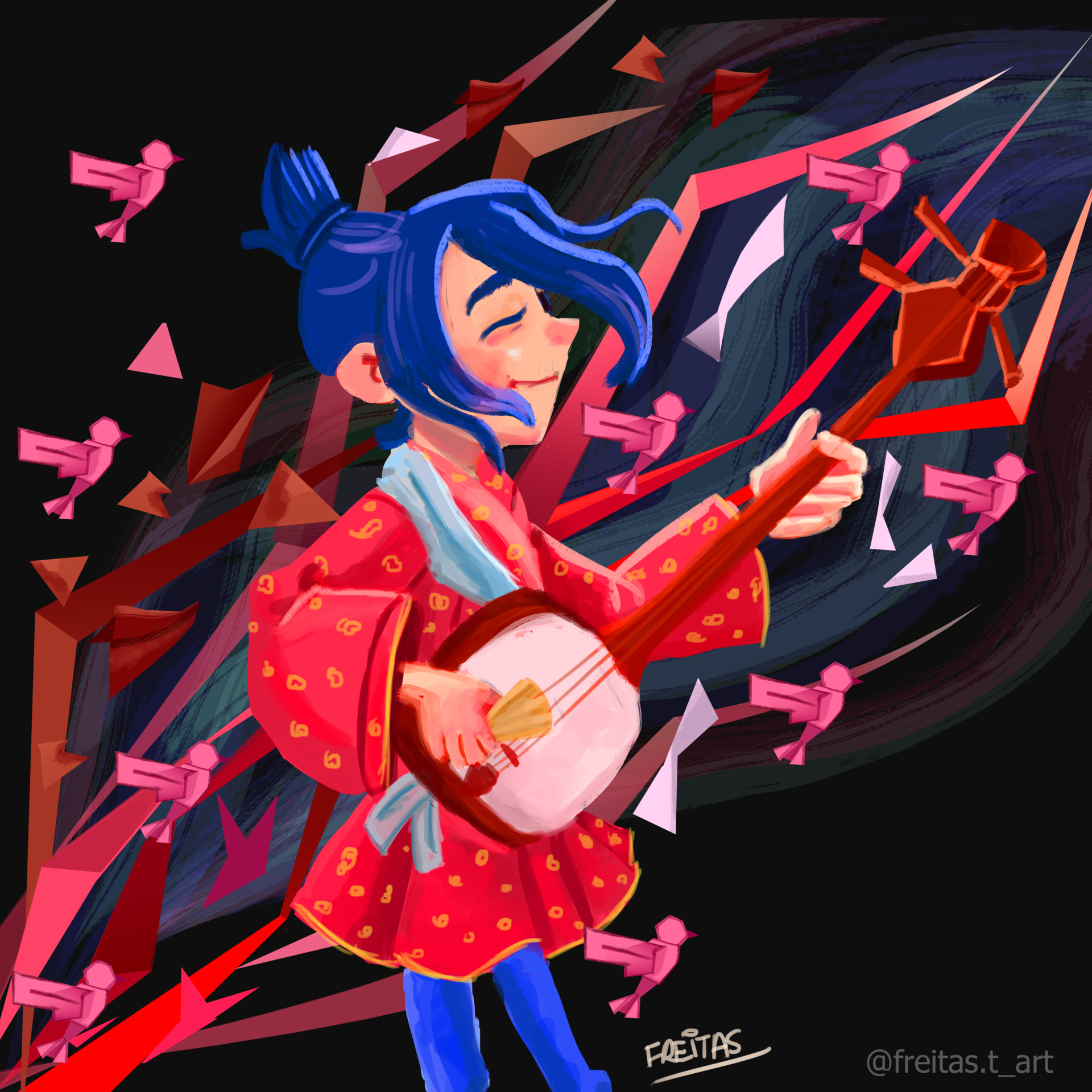 Artstation Kubo And The Two Strings Thamiris Freitas