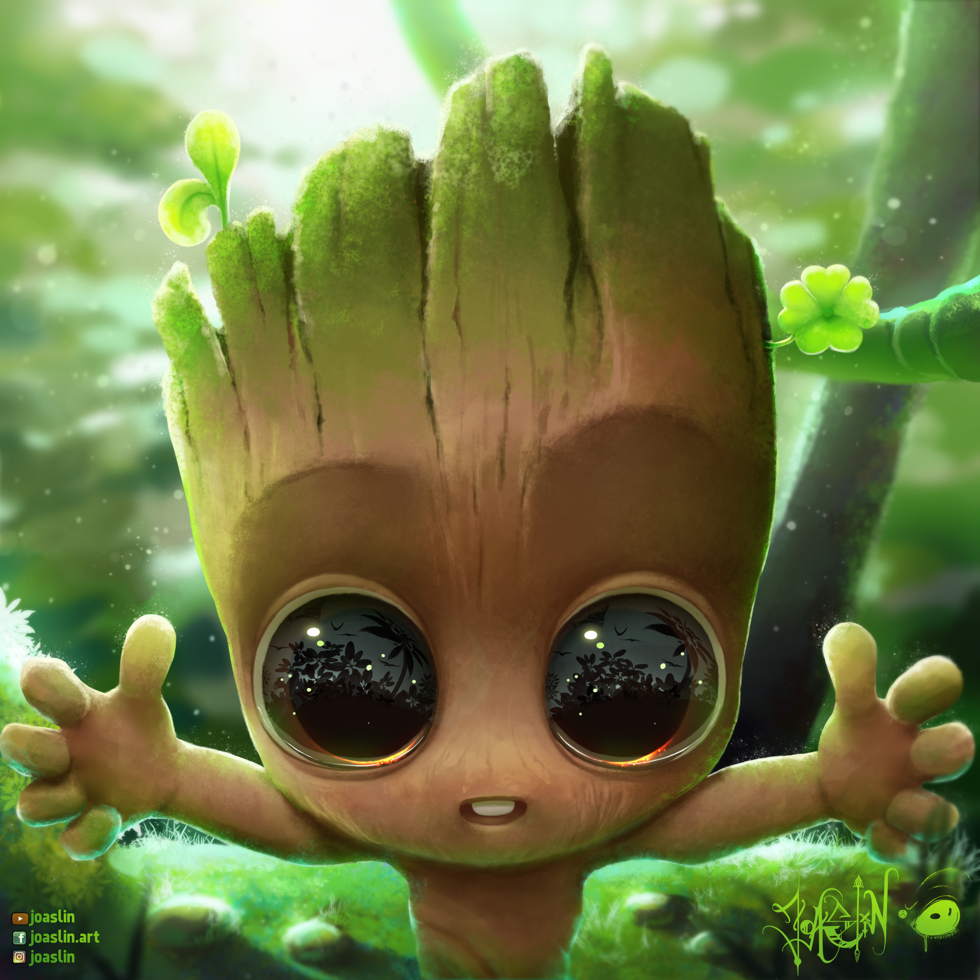 Artstation Baby Groot By Joaslin
