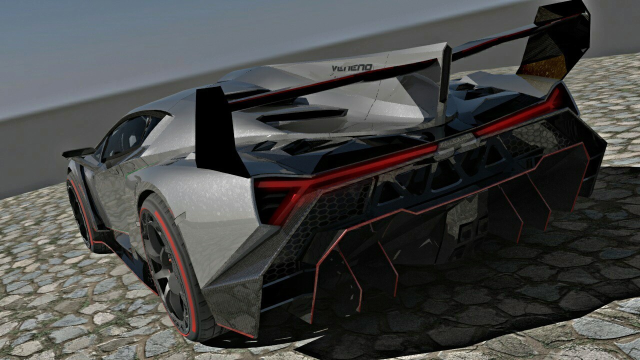 Mac Dhami - Lamborghini veneno 2013 model (low + high poly)