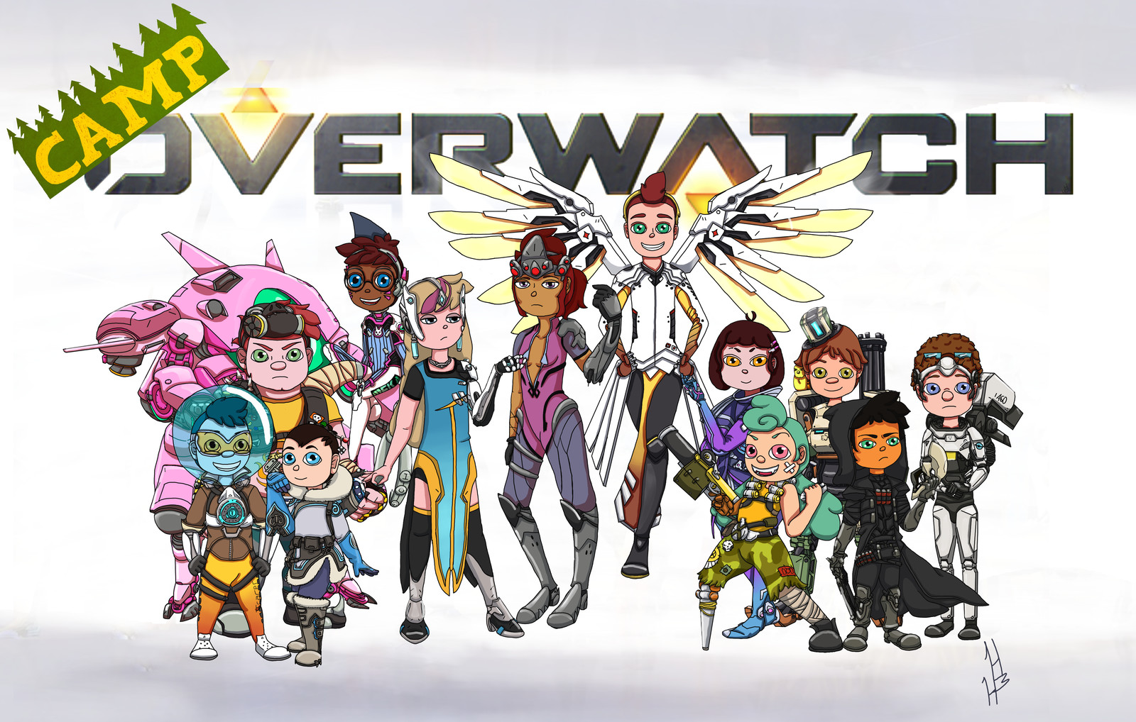 Artstation Camp Overwatch Hannah Hall