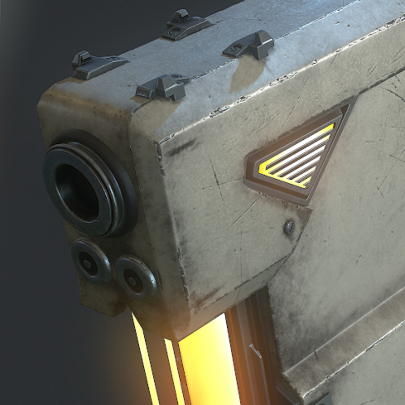 Sci-Fi Gun Prop
