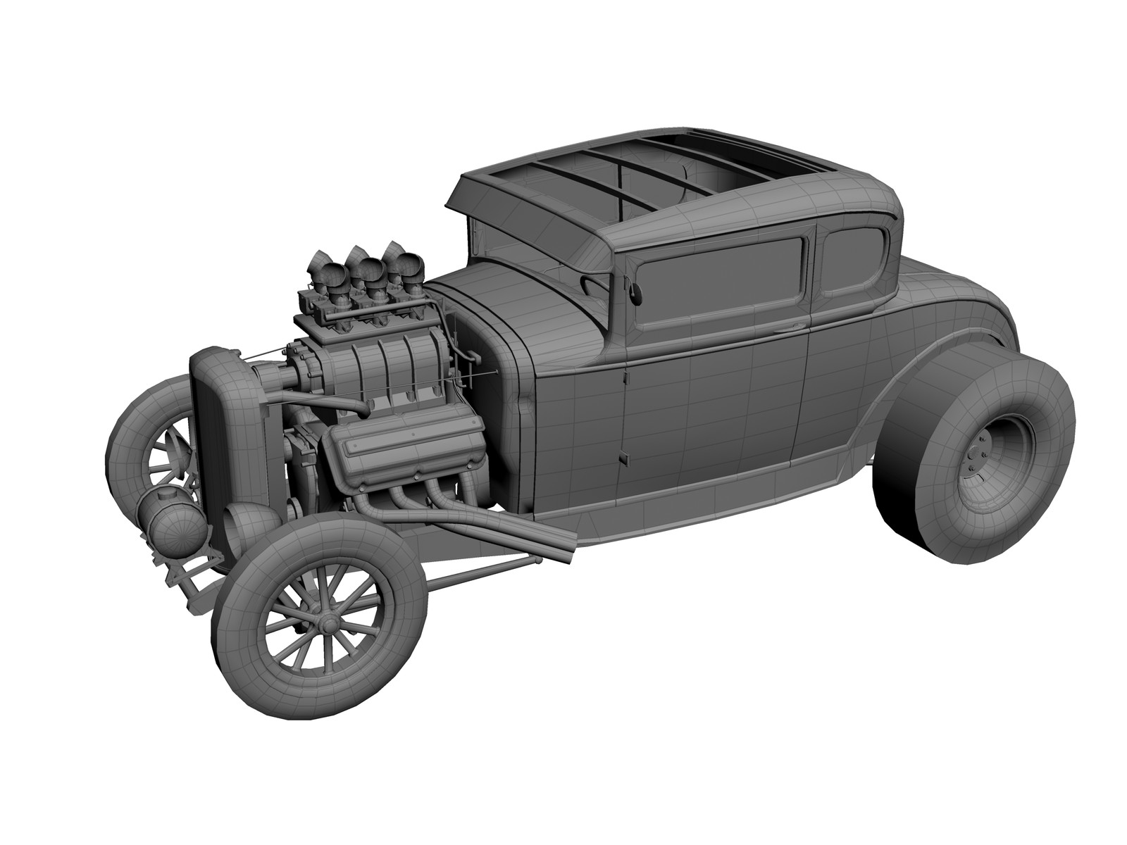 Chris Drysdale 3D scale model car parts