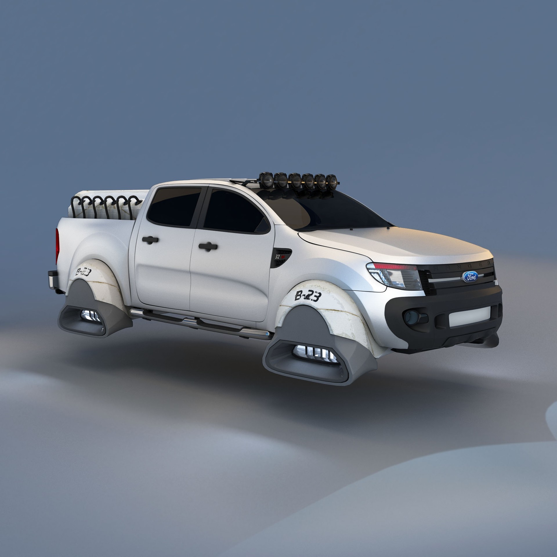 ArtStation - Hovering Ford ranger