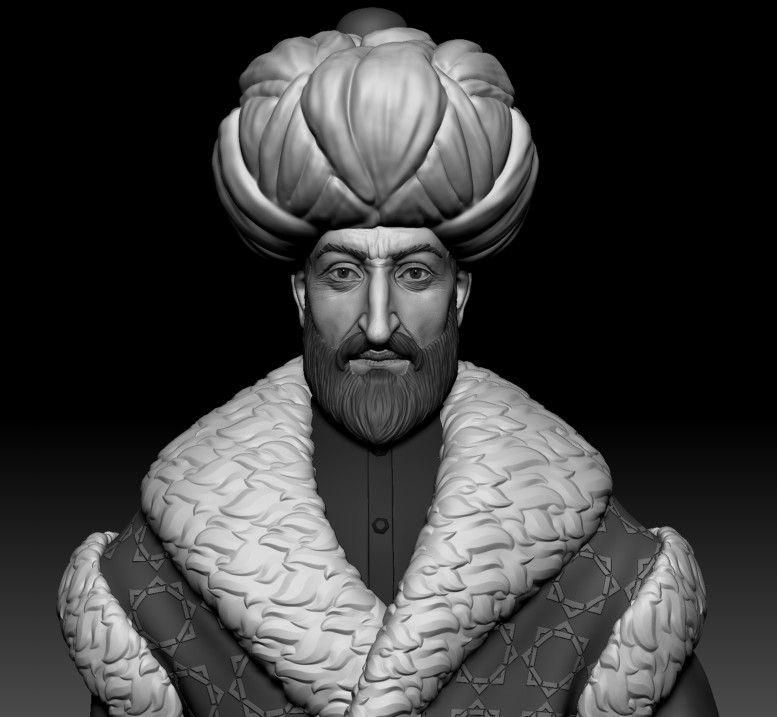 fatih sultan mehmet ottoman emperor 3d