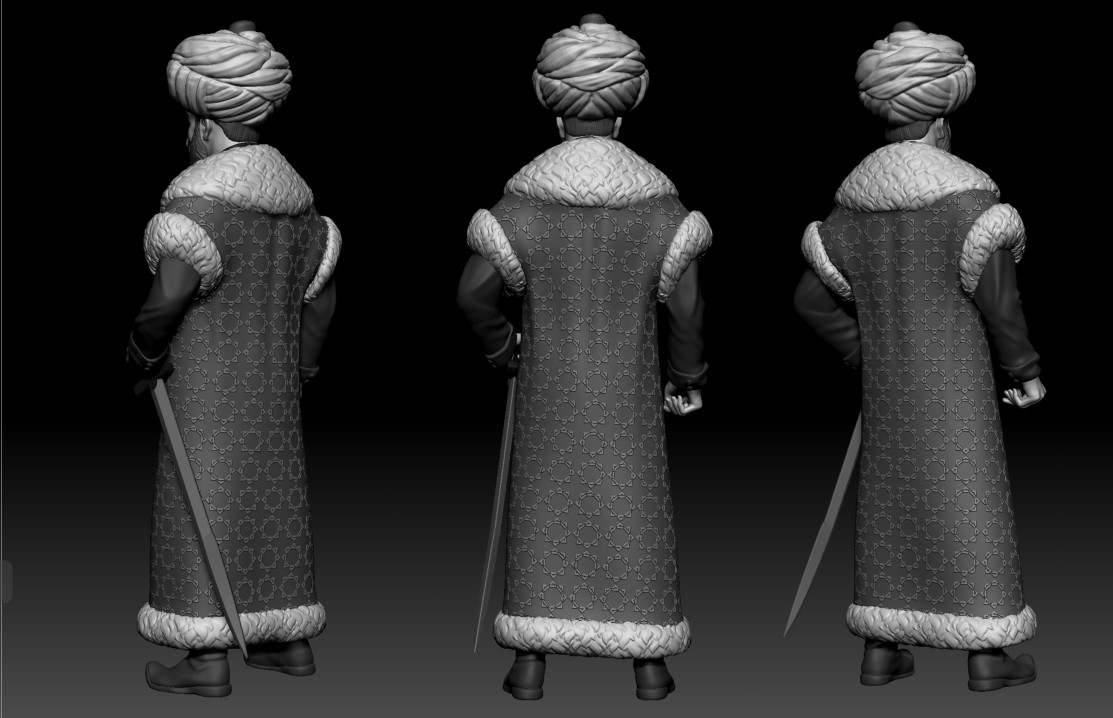 fatih sultan mehmet ottoman emperor 3d