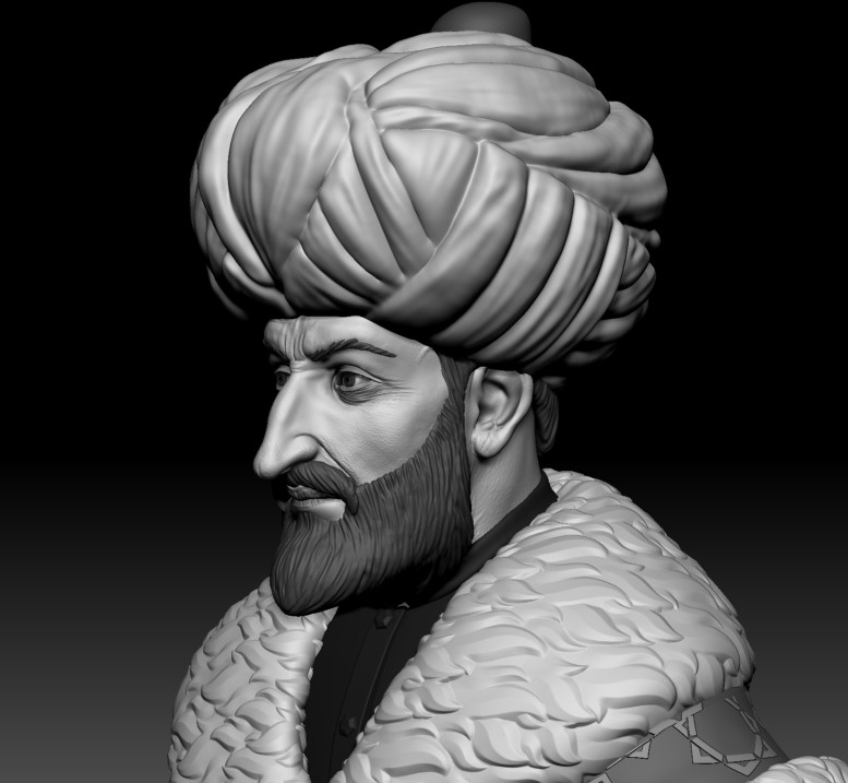 fatih sultan mehmet ottoman emperor 3d