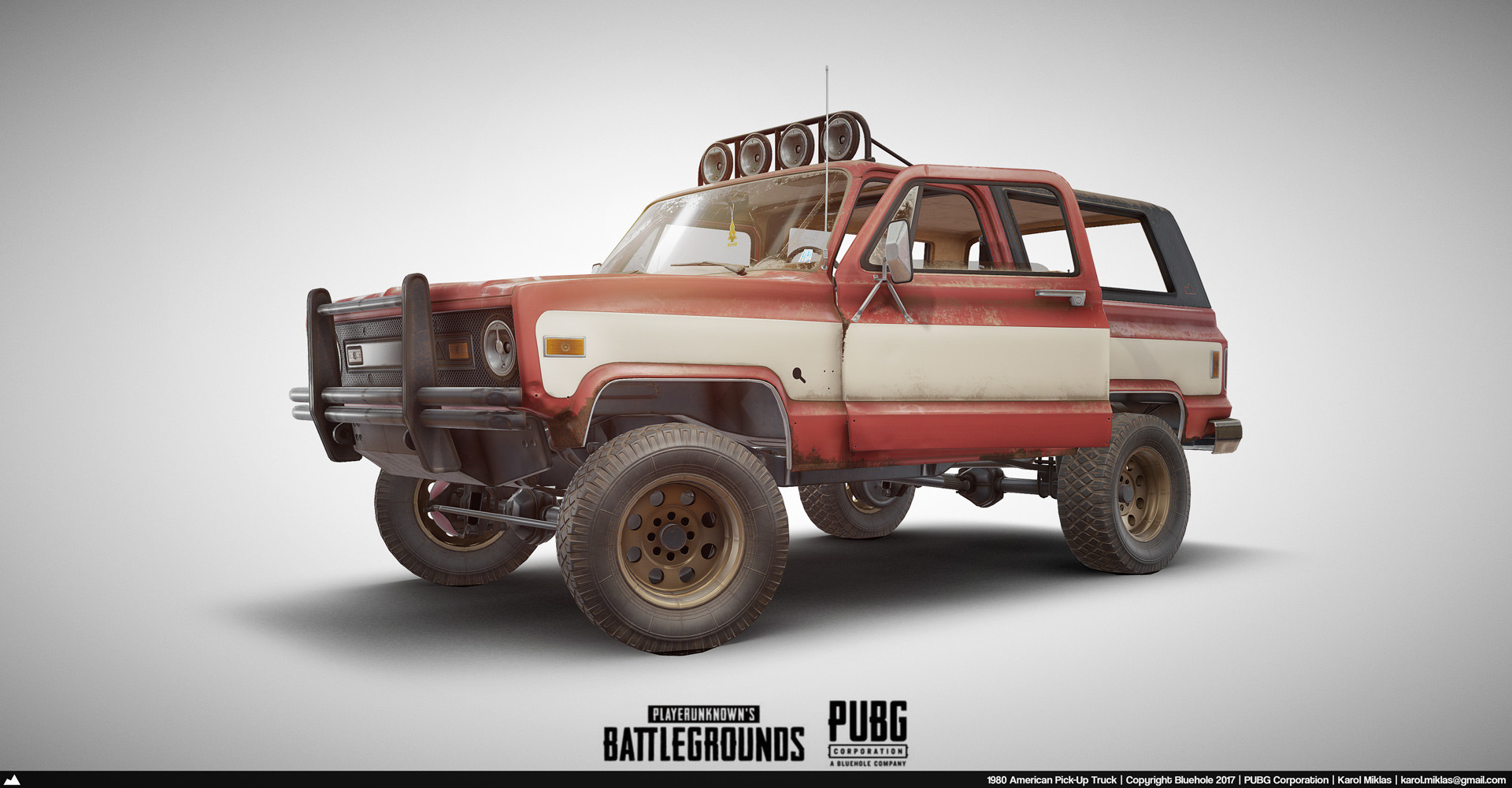 Artstation Pubg Pick Up Truck Karol Miklas