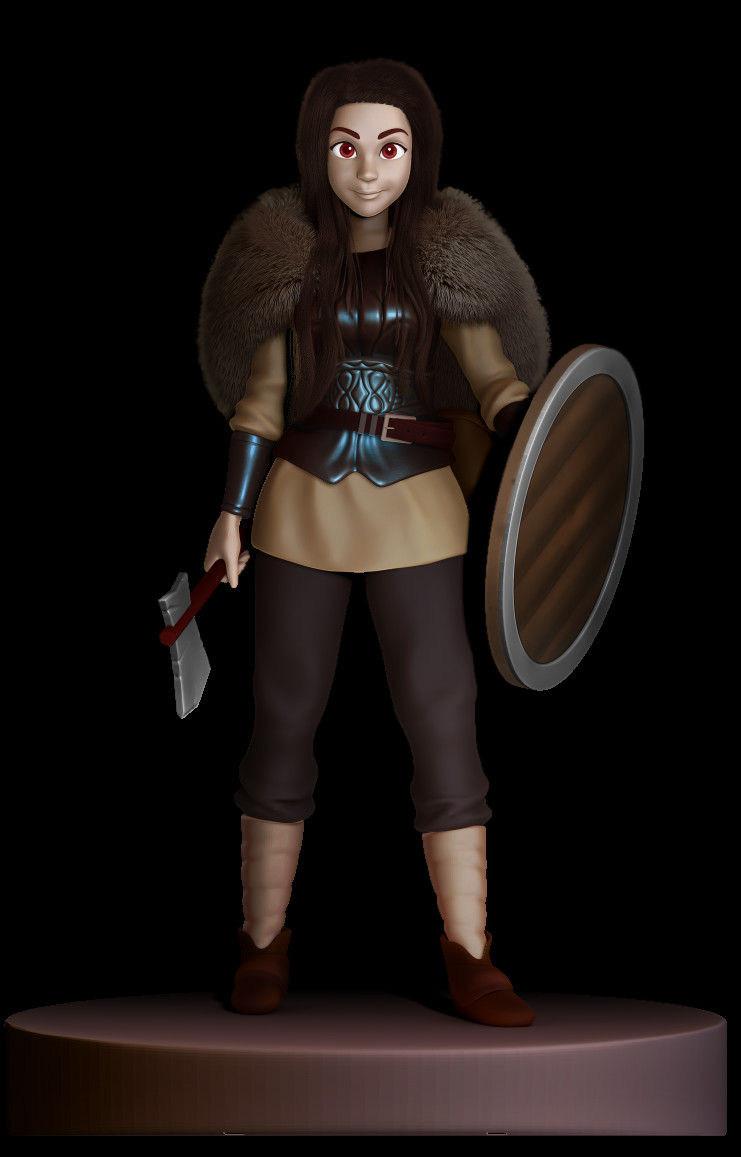 Front View of Gyda Ragnarson