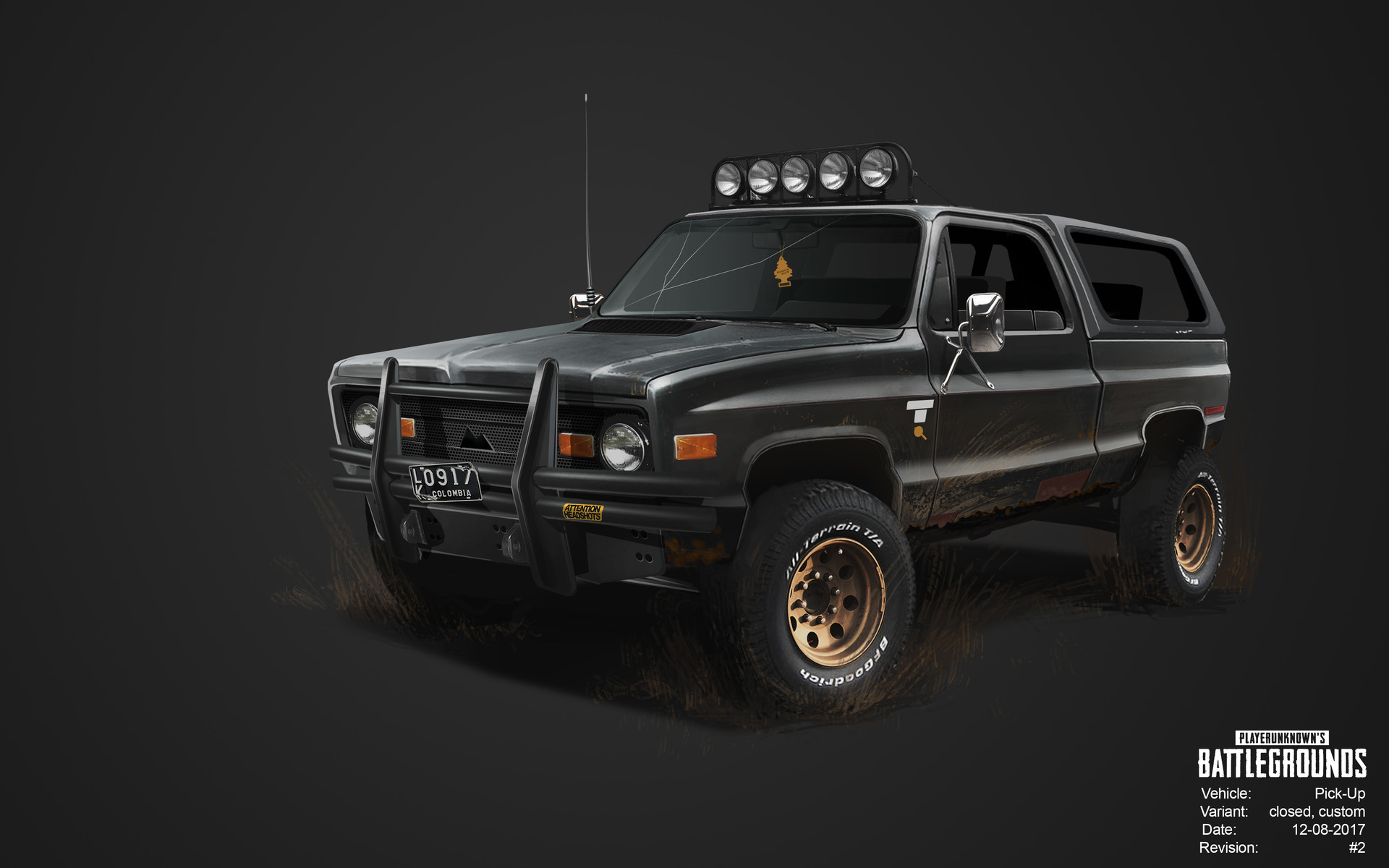 Artstation Pubg Pick Up Truck Official Karol Miklas