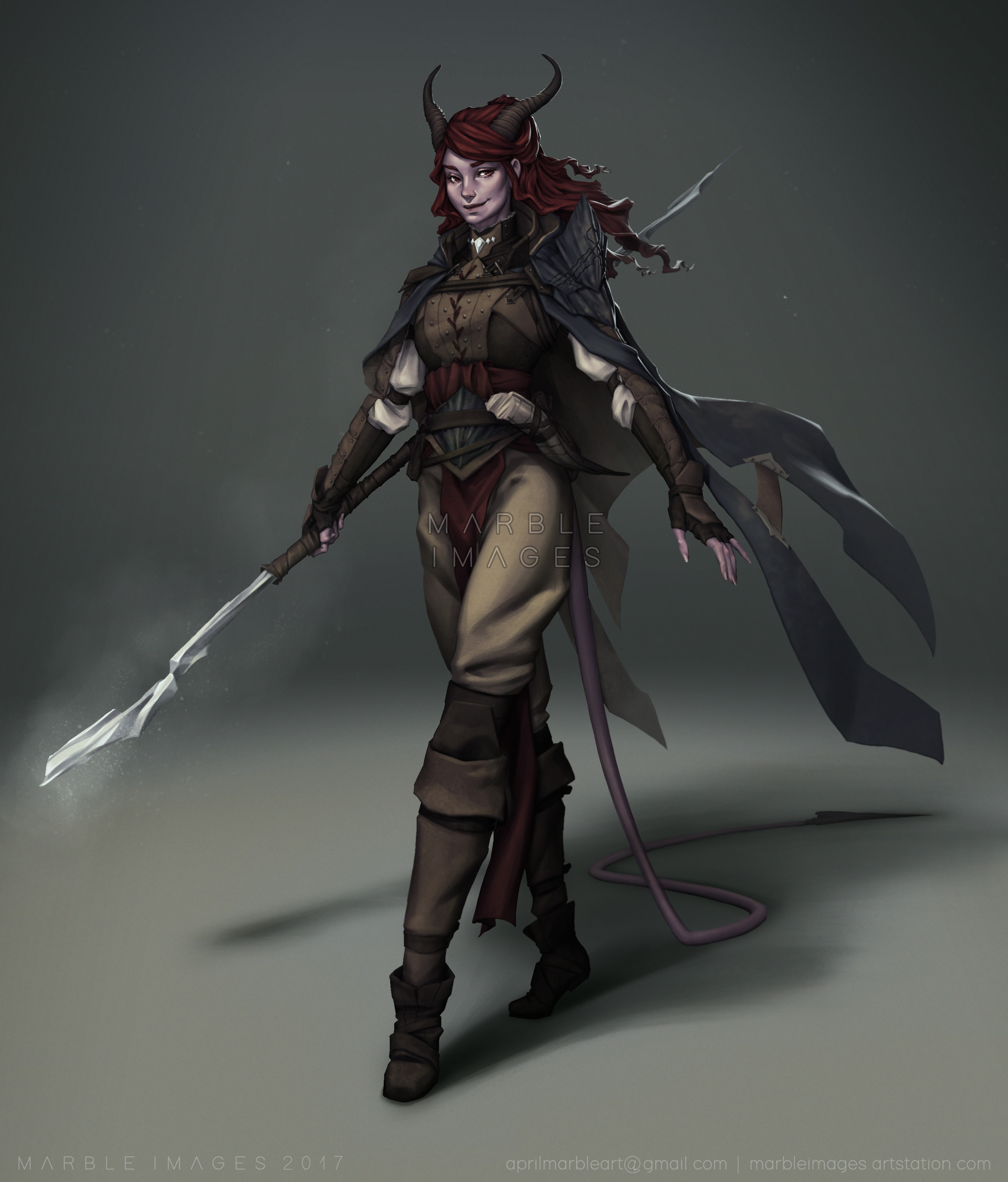 ArtStation - Safiriht - Tiefling Druid