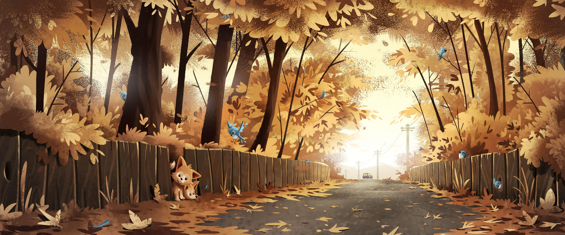 ArtStation - Autum Road