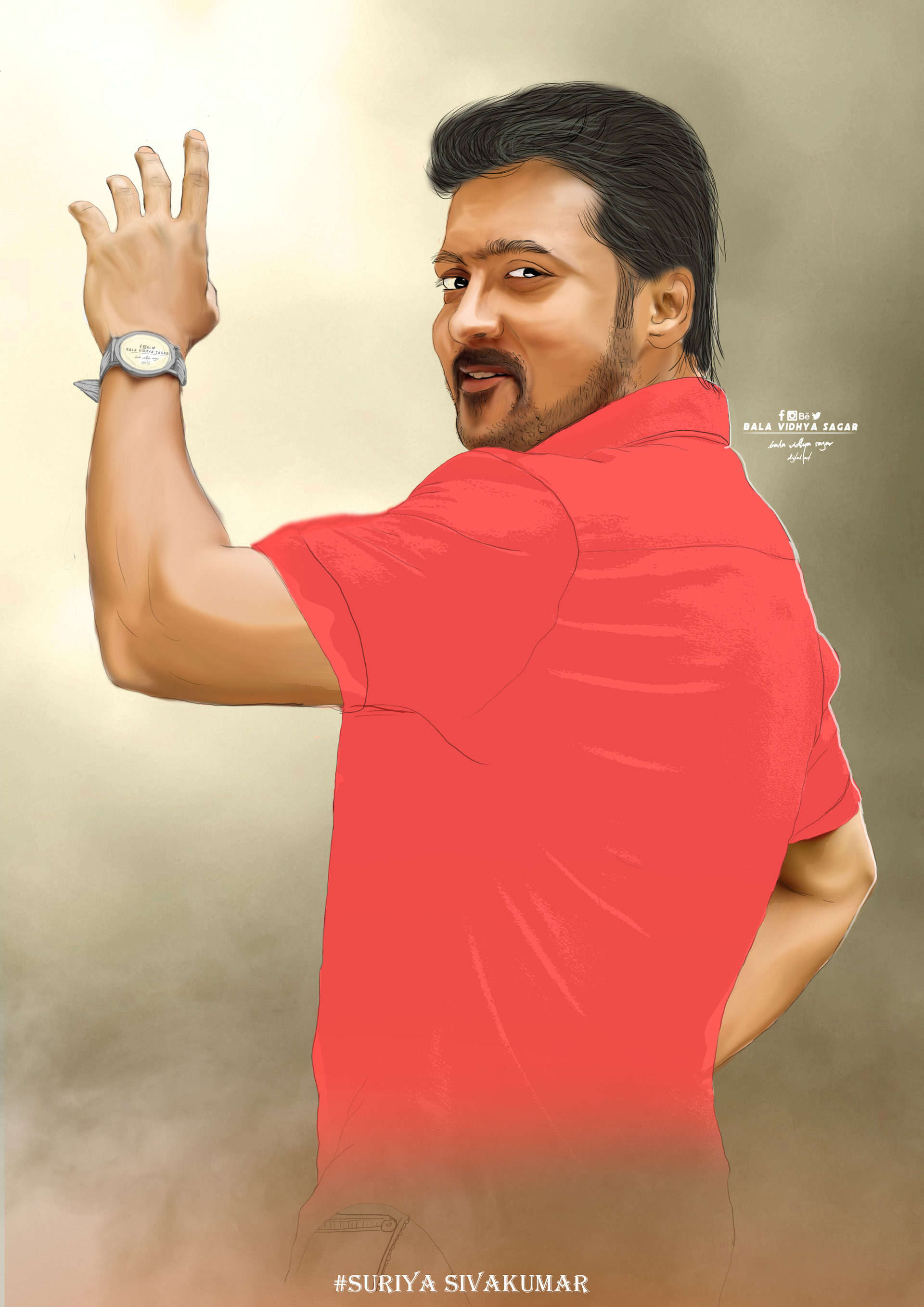 Artstation Suriya Siva Kumar Actorsurya Digital Art Bala Vidhya Sagar Service foto memuaskan dan studionya bagusss, kita bisa rame2 photo dengan harga ok. suriya siva kumar actorsurya