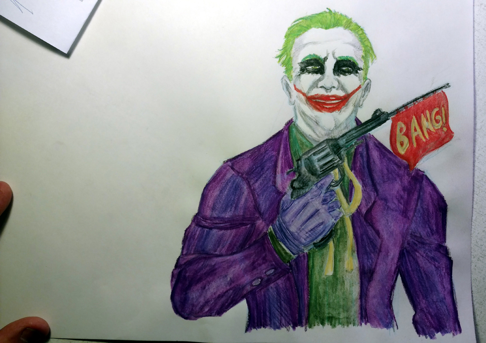 Artstation 2017 The Joker Sketch Cards Project Ariel Aguire