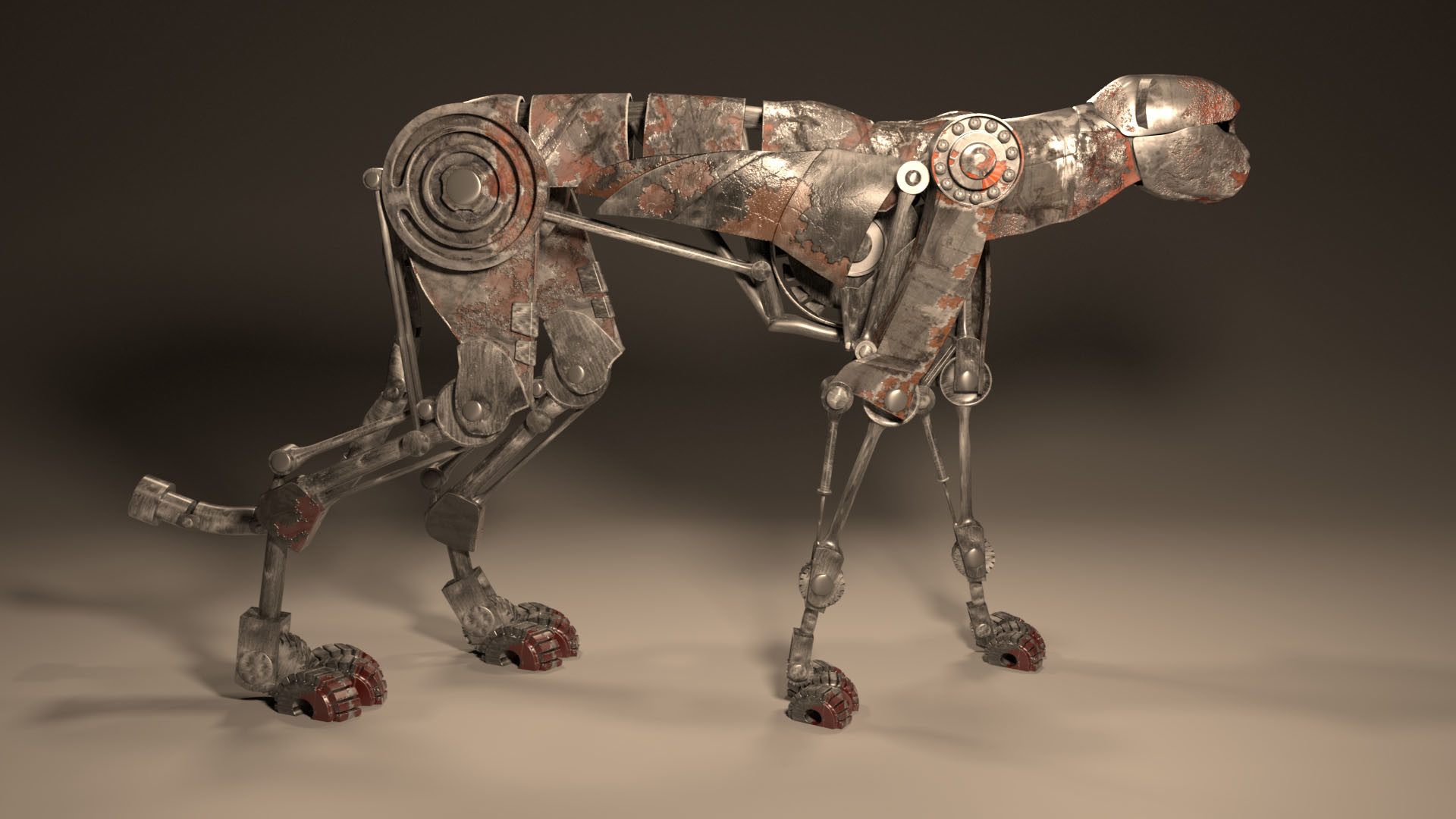 Mechanical cheetah top