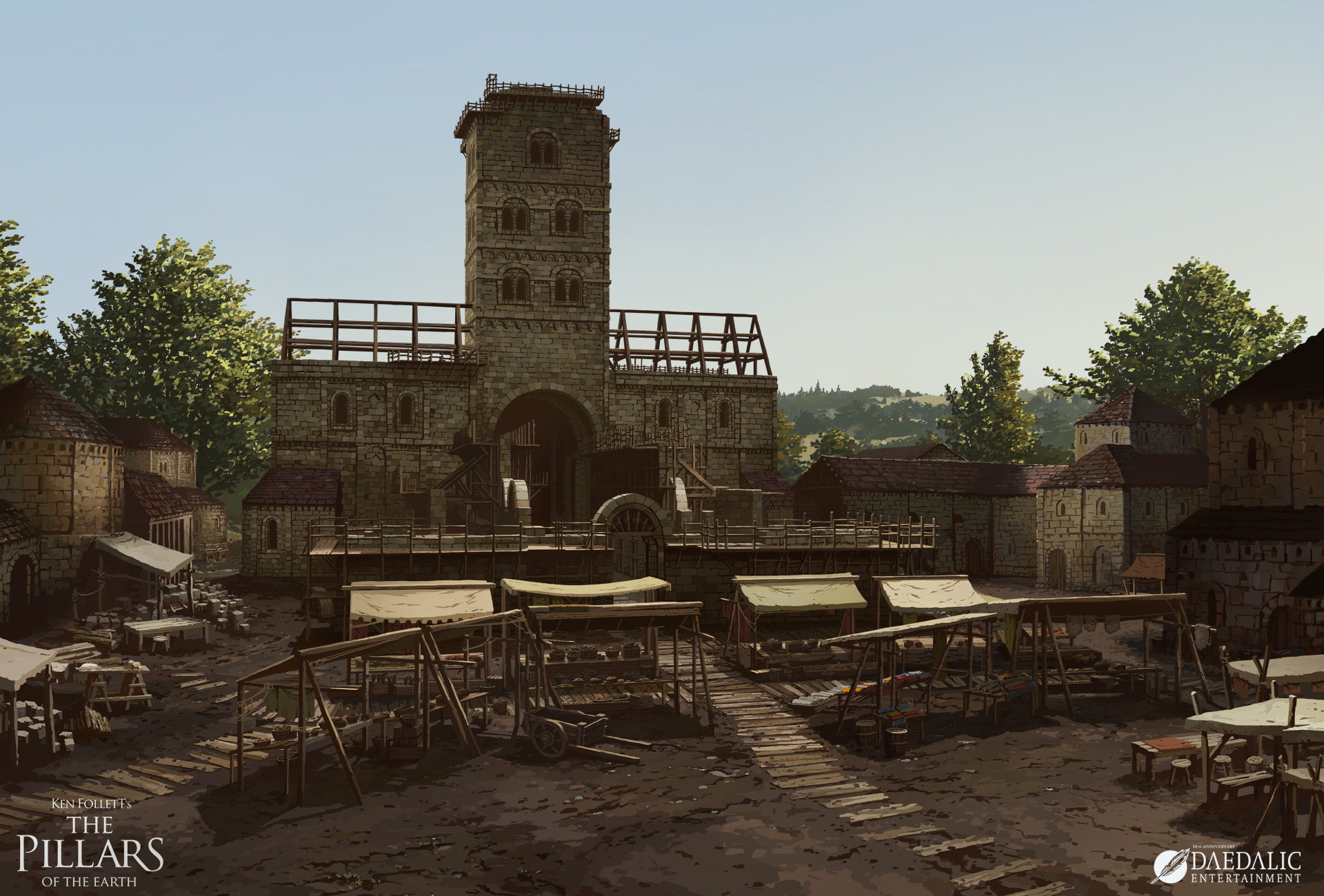 Sebastian Wagner The Pillars of the Earth Kingsbridge Cathedral