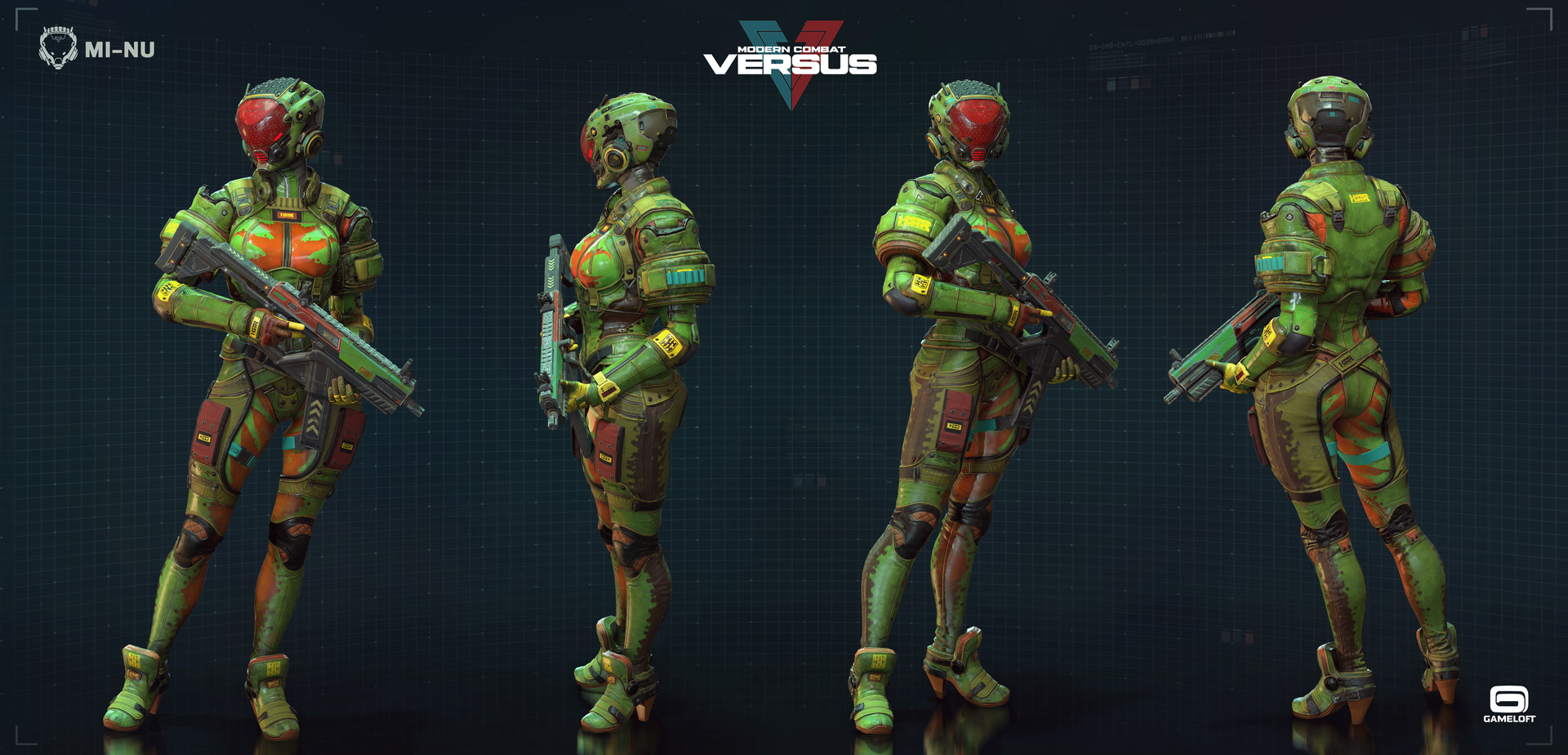 Modern Combat Versus Background