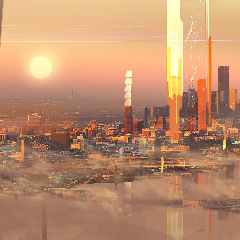Bright city