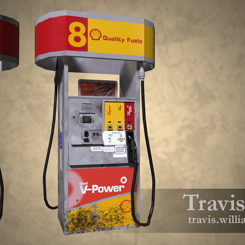 Modern Day Gas Pump by Travis Williams