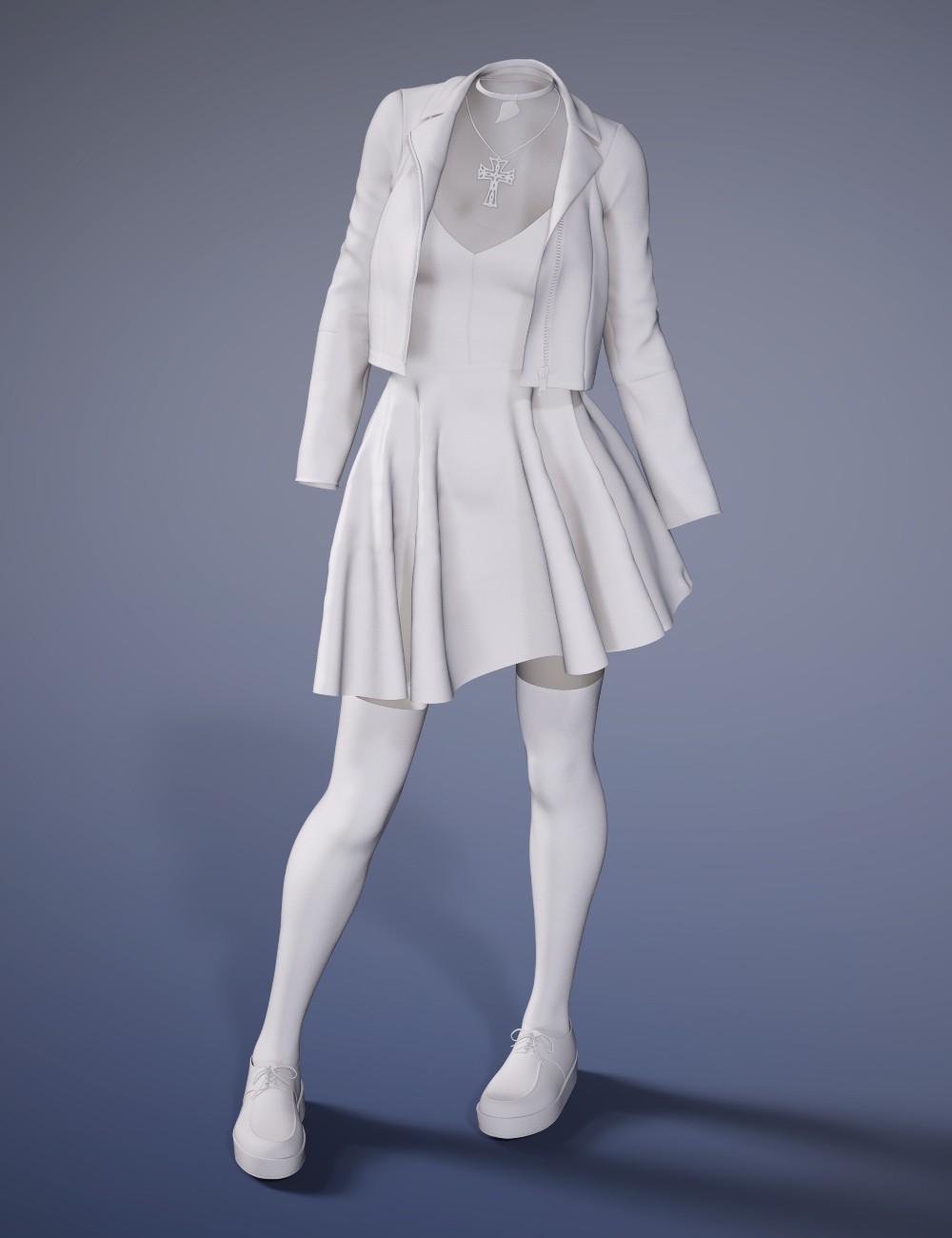 ArtStation - Pastel Goth Outfit for Genesis 8 Female