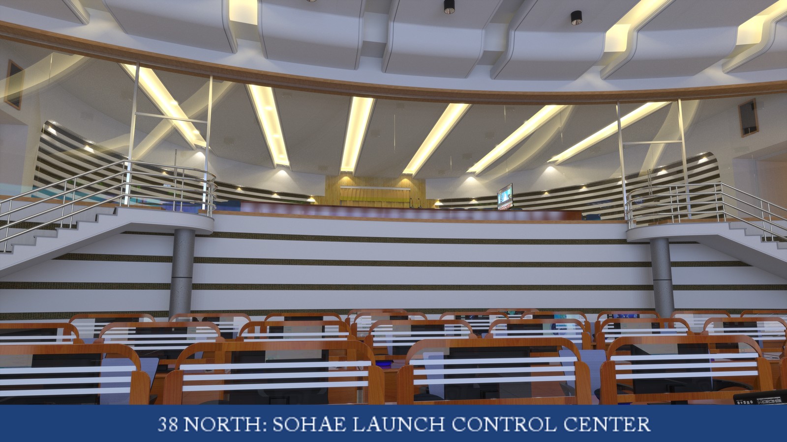Sohae Satellite Launching Station's Launch for 38 North
Control Room 02
Model by Nathan J Hunt​/Edited &amp; Rendered by Duane Kemp
Project for 38North

Read the story here:
http://www.kemppro.com/KP-3D-Sohae-Launch-Control-Room-WIRED-Magazine.html 