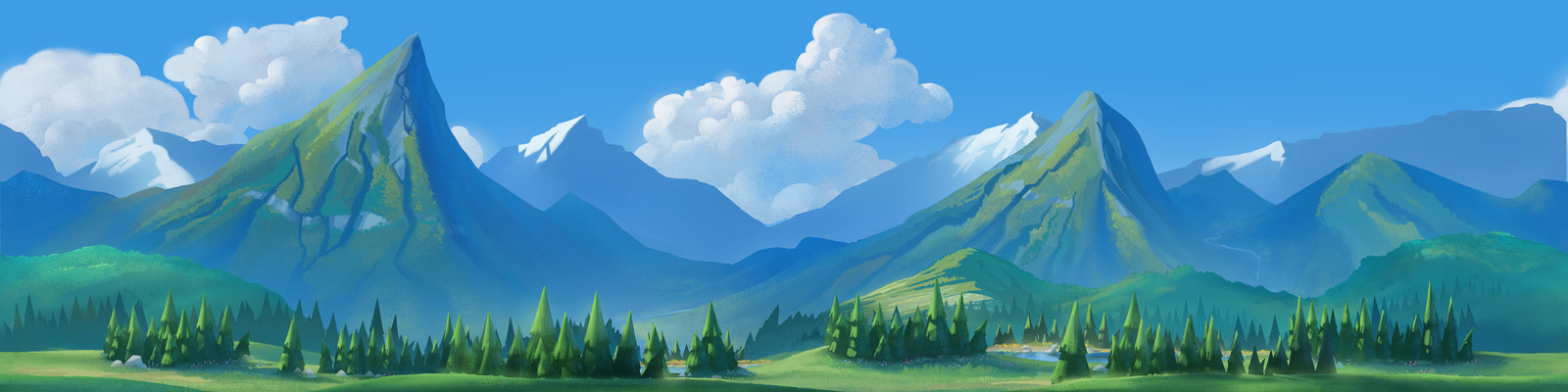 Inspector Gadget Matte Paintings