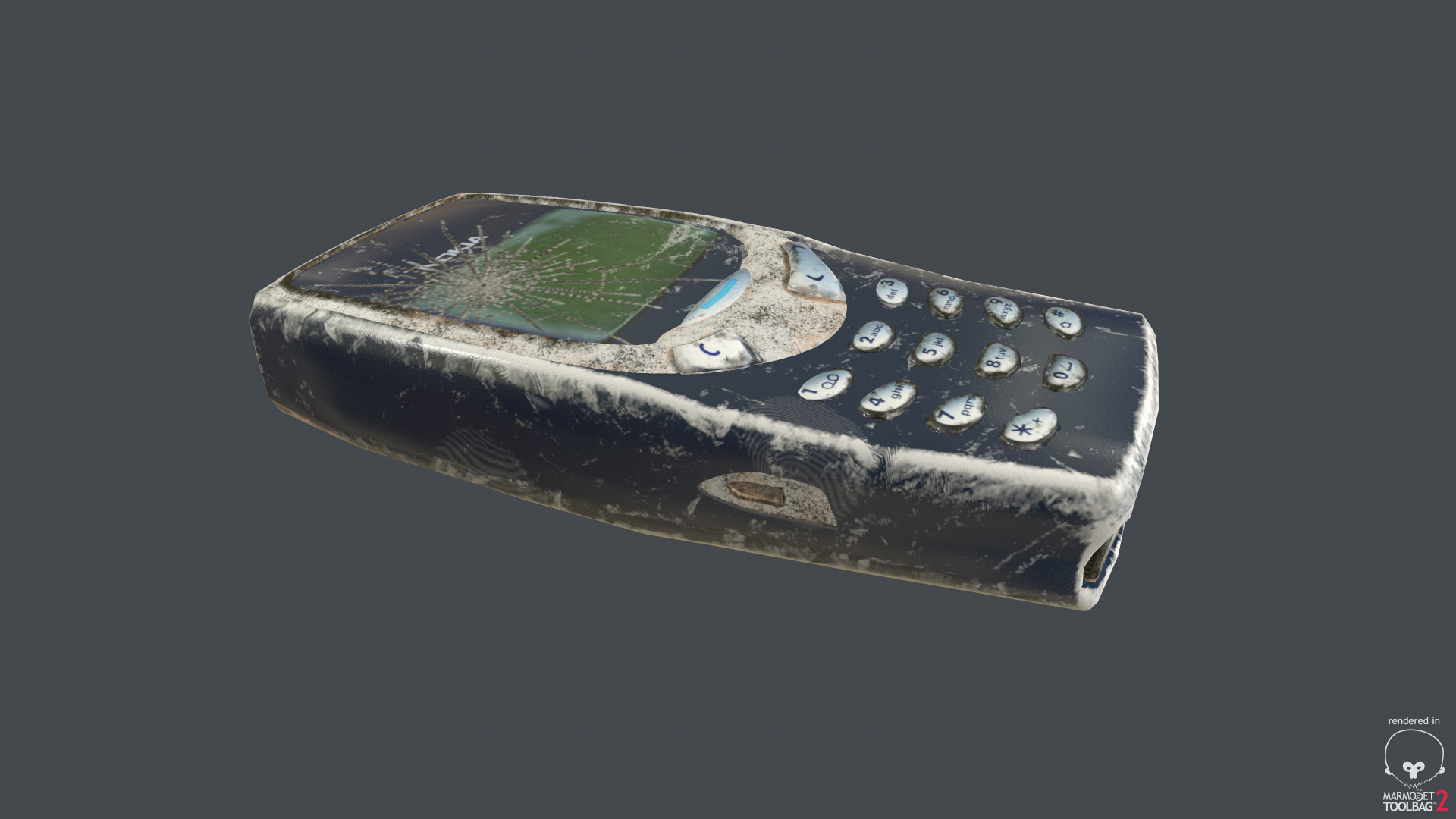 nagesh jangid nokia 3310 old lowpoly model