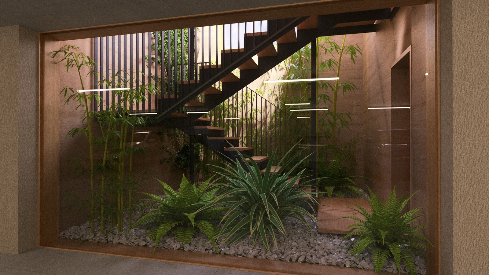 25 A1309-Villas Portier 3d STAIRCASE-GARAGE-Garage Bottom stairwell b2 Post 02

KP webpage of project:
http://www.kemppro.com/KP_3D_communication_3_Villas_Veyrier.html