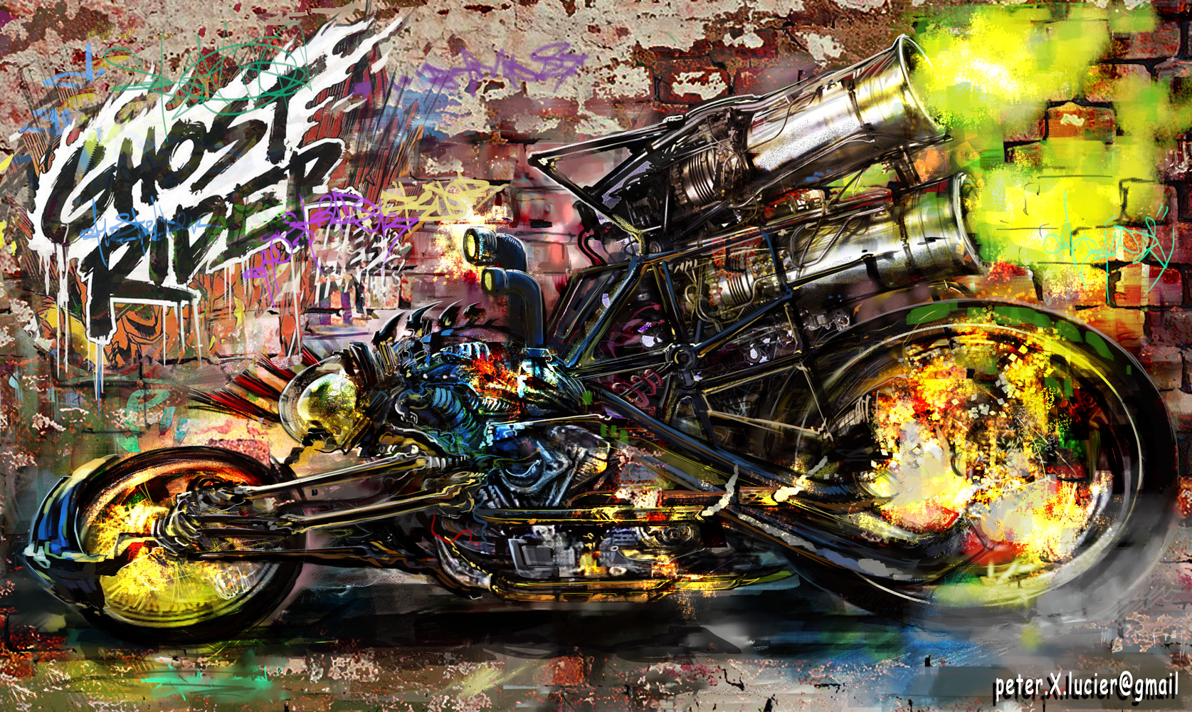 Peter X Lucier Ghost Rider