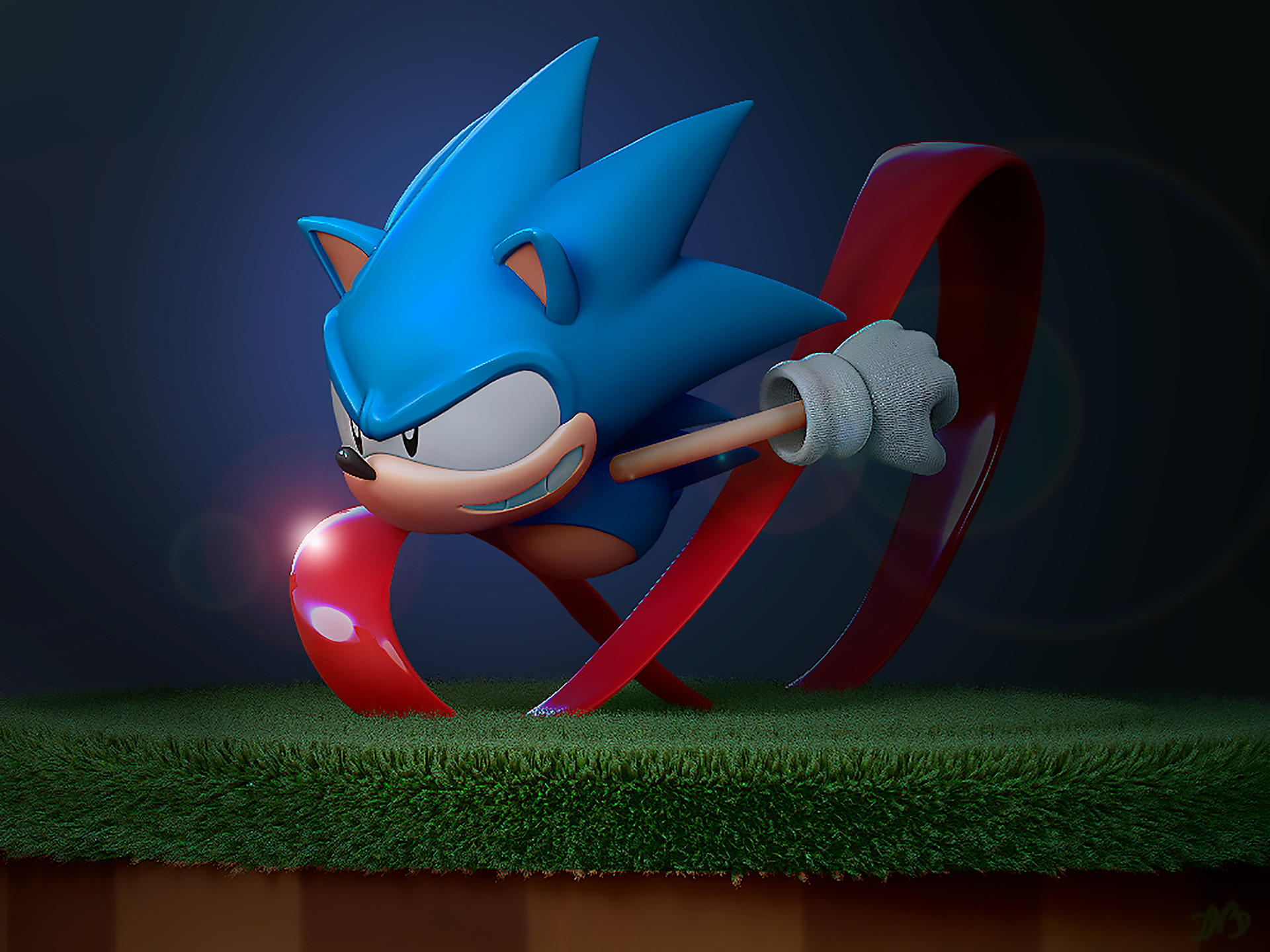 ArtStation - Sonic (toei animation) 3D Model