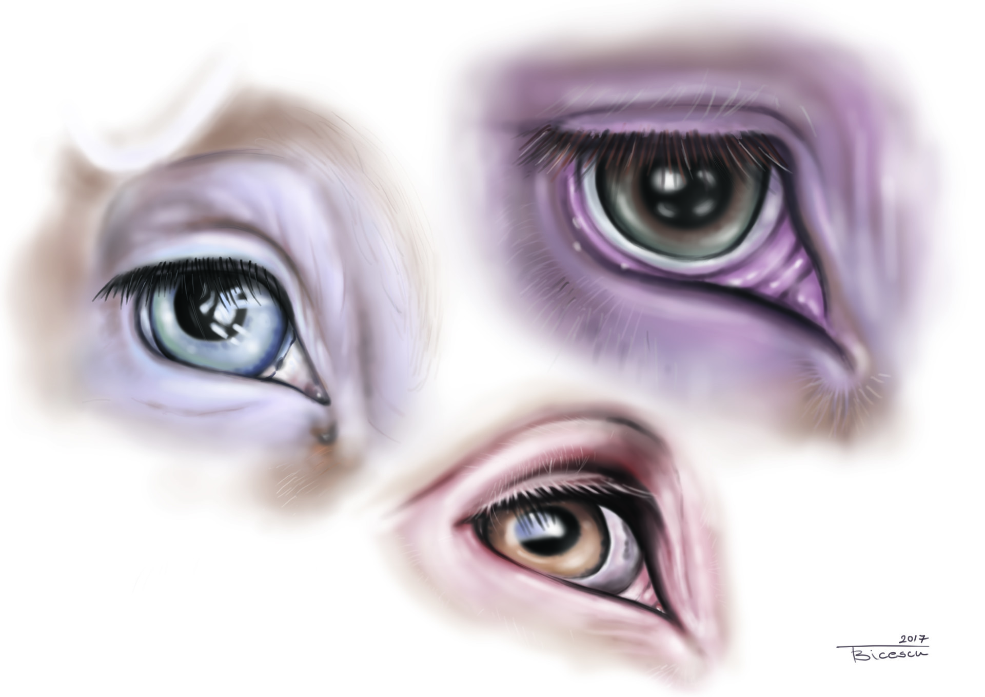 ArtStation The eyes of pigs