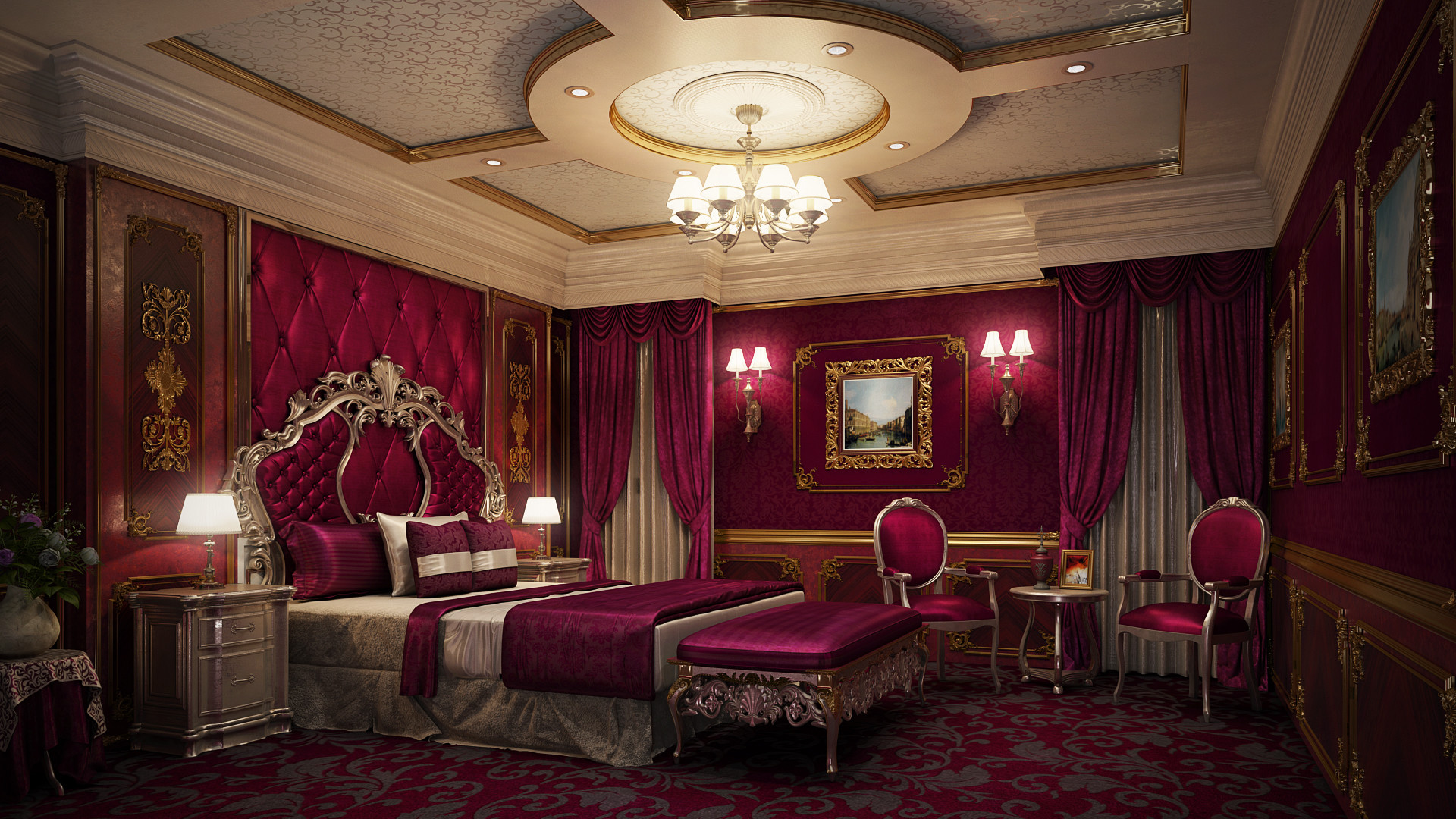 ArtStation Royal Bed room, Yusuf Sumon