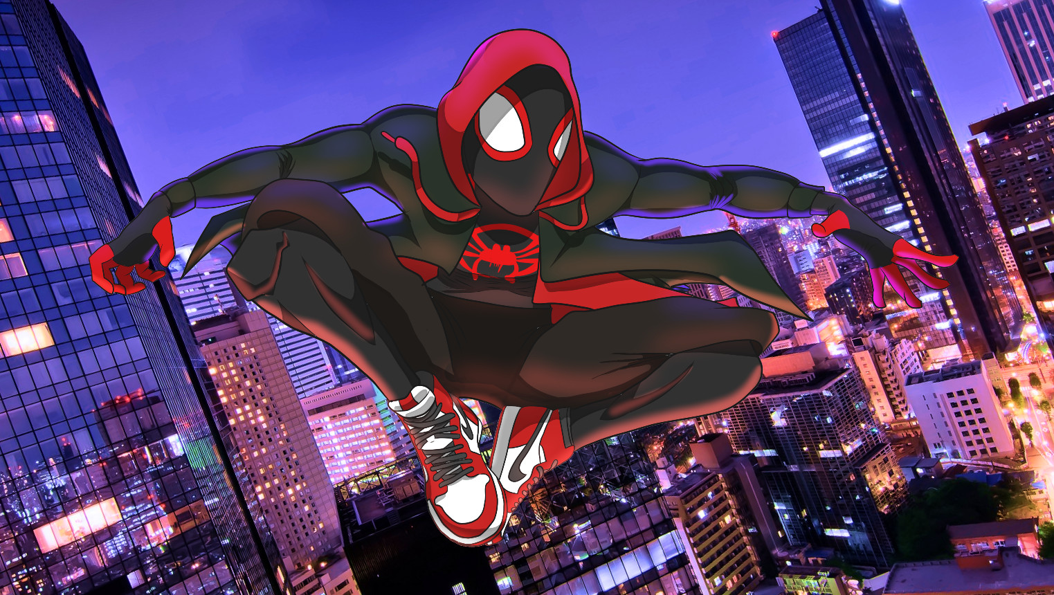 ArtStation - Spider-man Miles Morales: Into the Spider verse