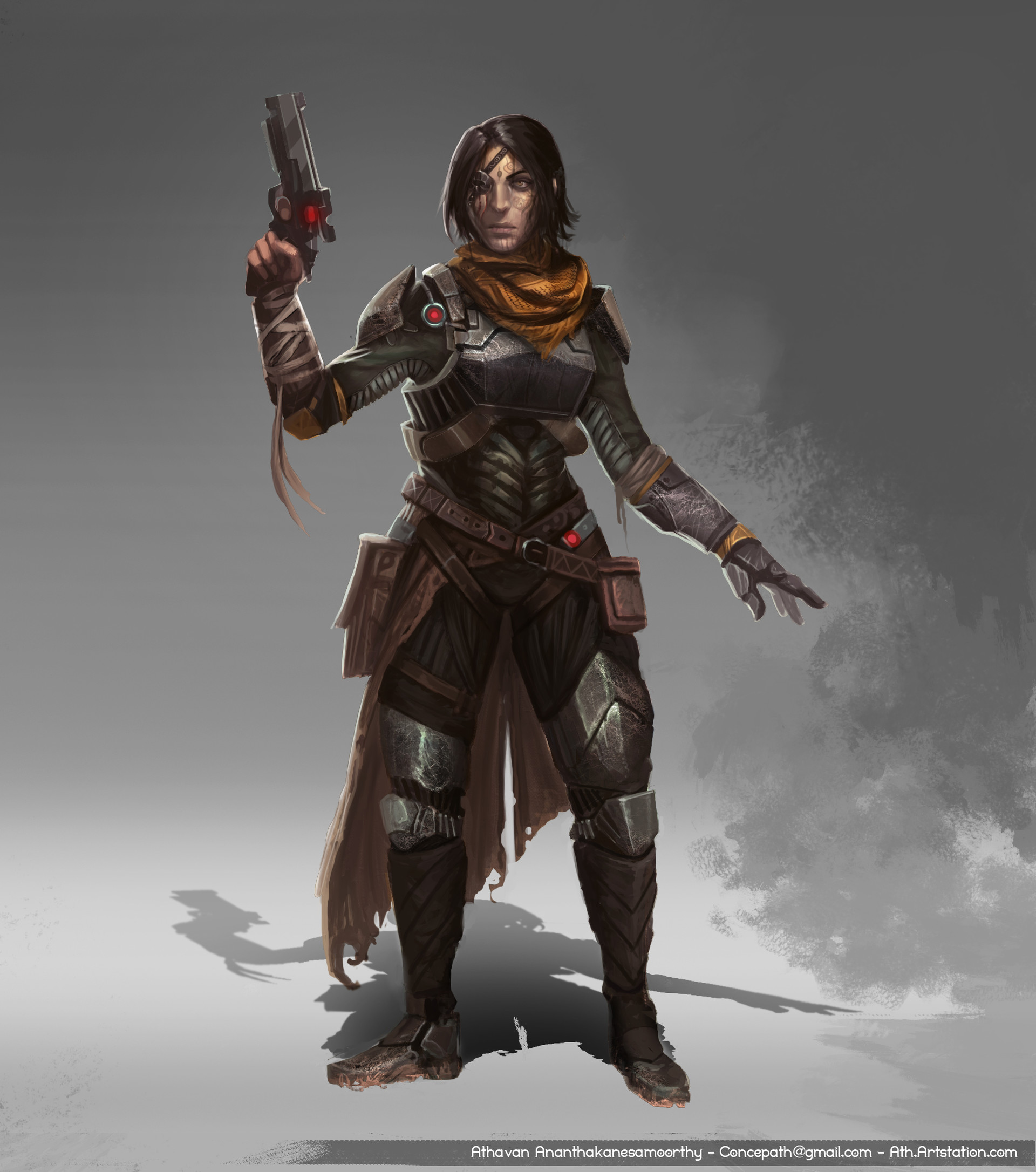 Artstation The Bounty Hunter Athavan Ananthakanesamoorthy