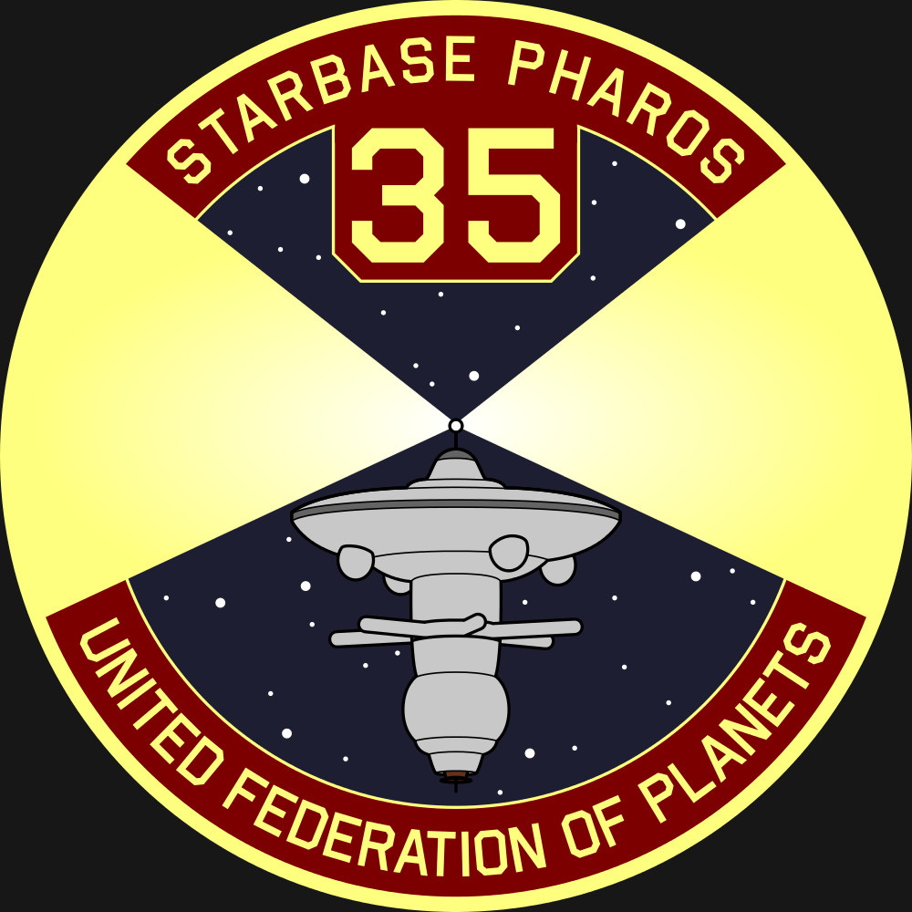 The patch for a TOS era starbase. An original design done for a personal project.