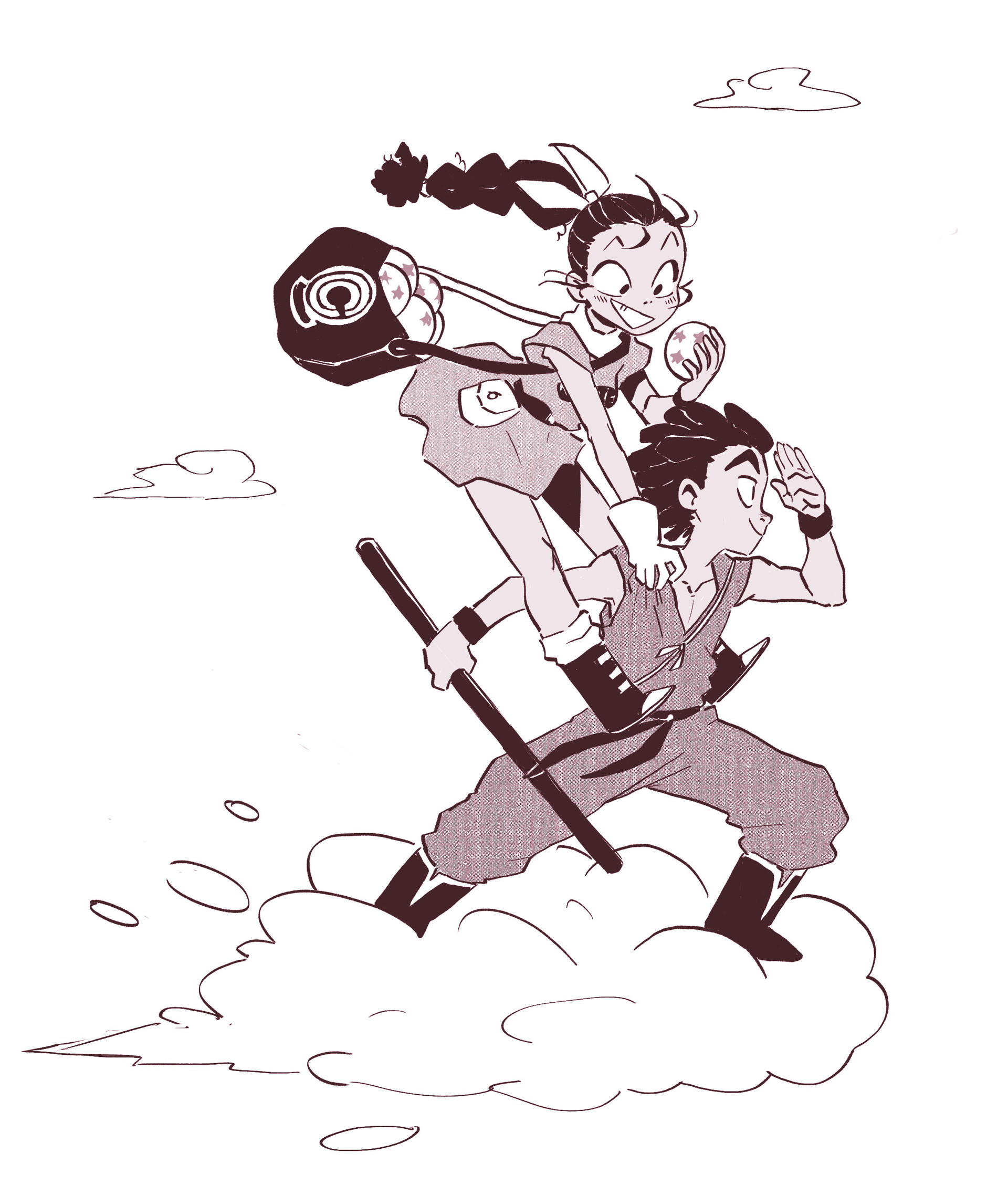 Artstation Dragonball Supercell Kellie Barthelemy