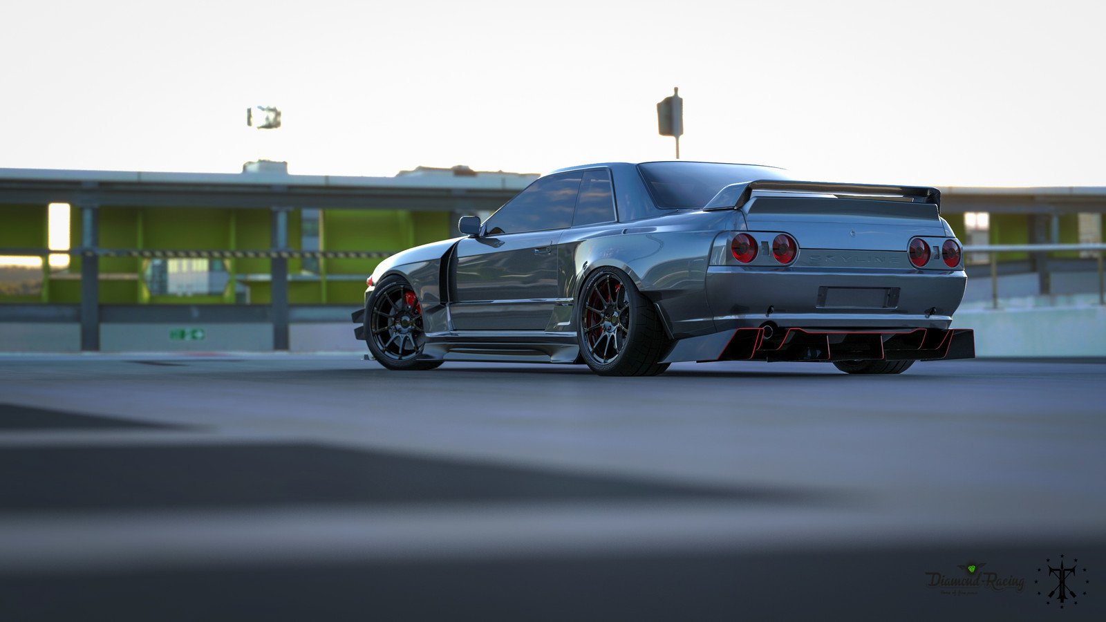 Skyline r32 обои