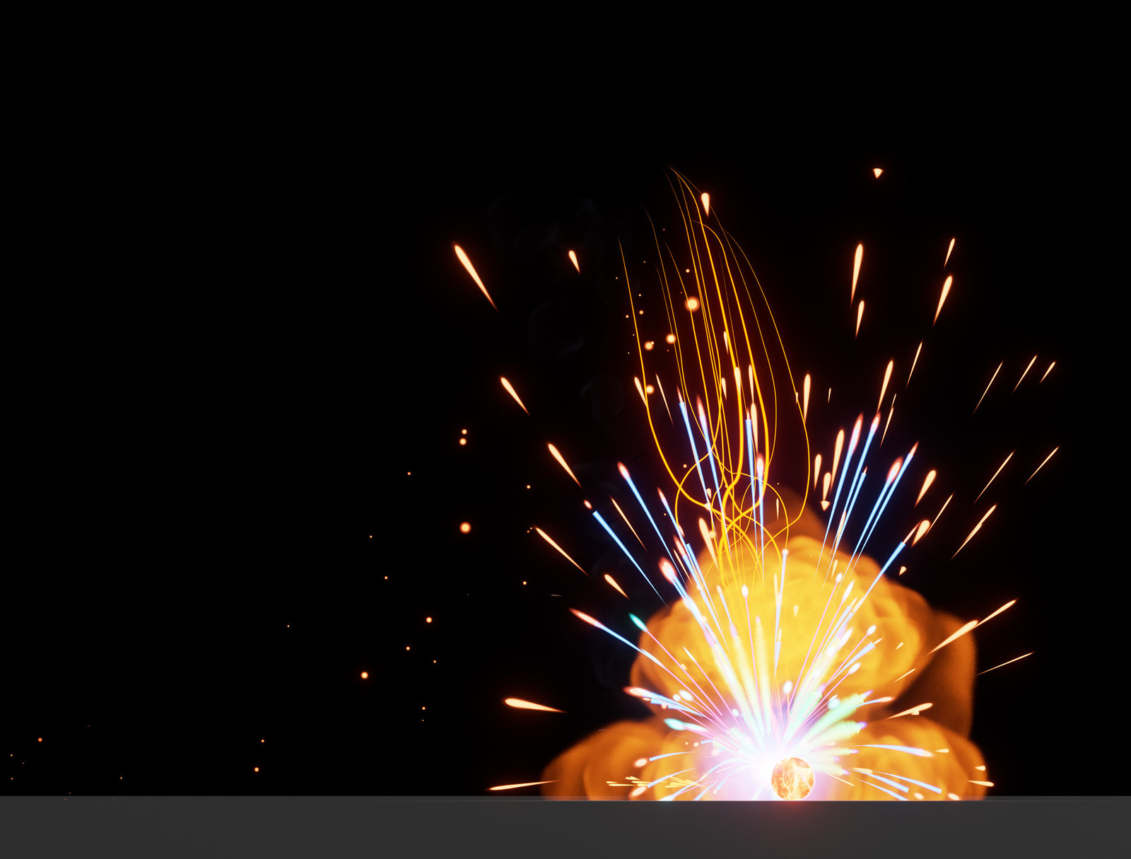 One of the various explosion WIPs.