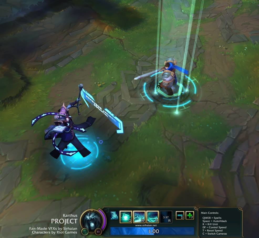 R Casting + charge on target