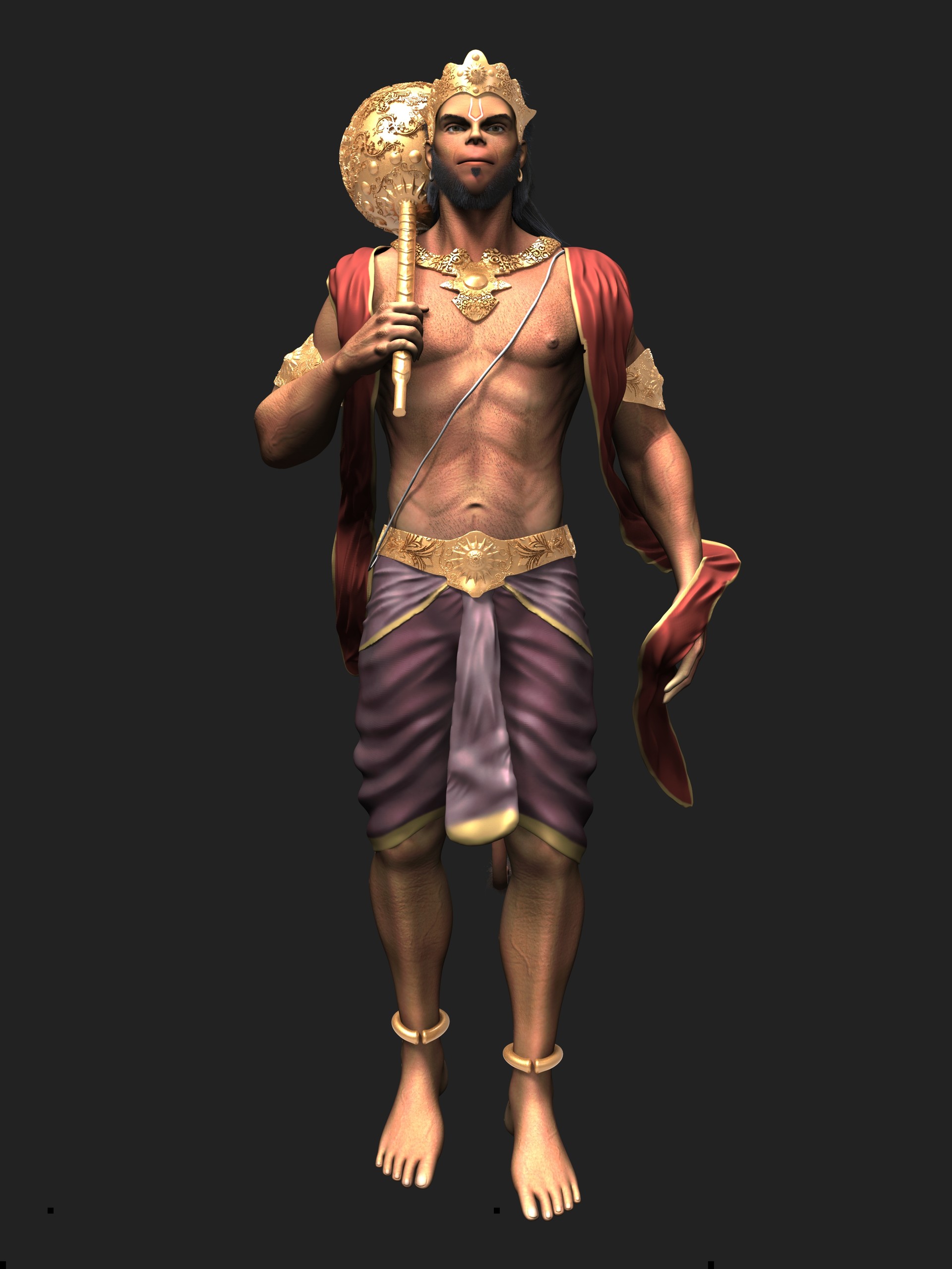 Artstation Hanuman Model Amol Kulkarni