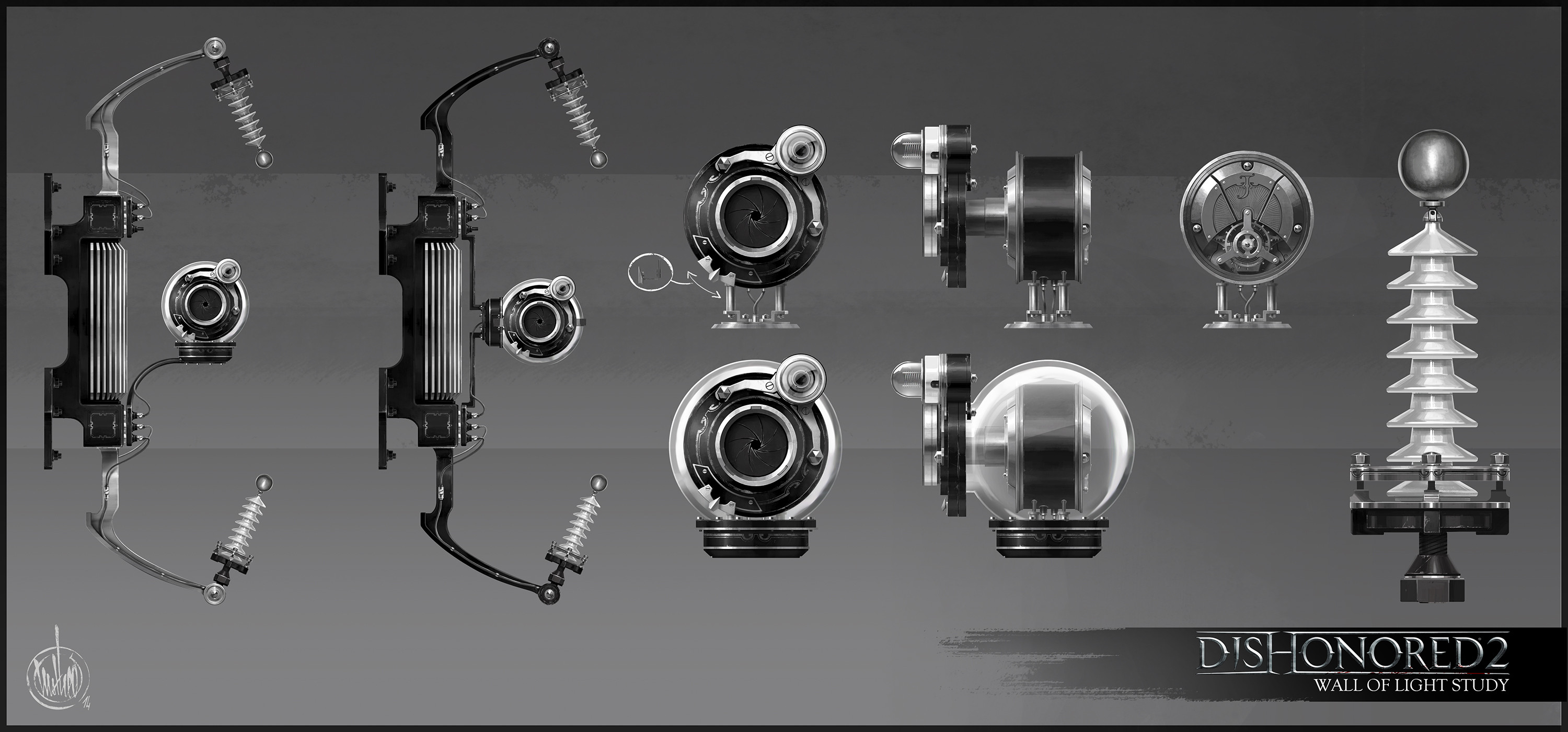 ArtStation - Technical Showcase: Dishonored - Misc Props (WIP)
