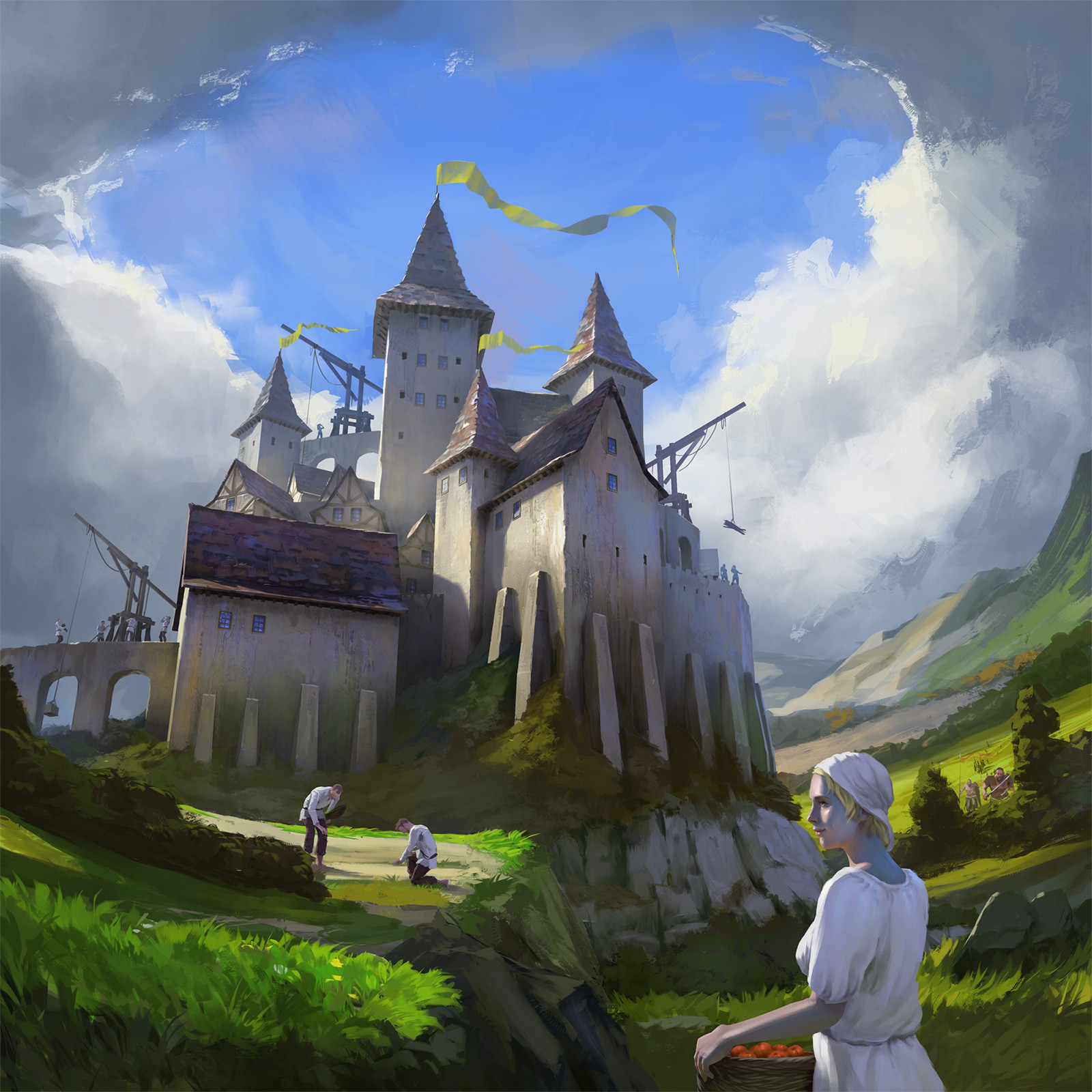 Minute Realms card game art