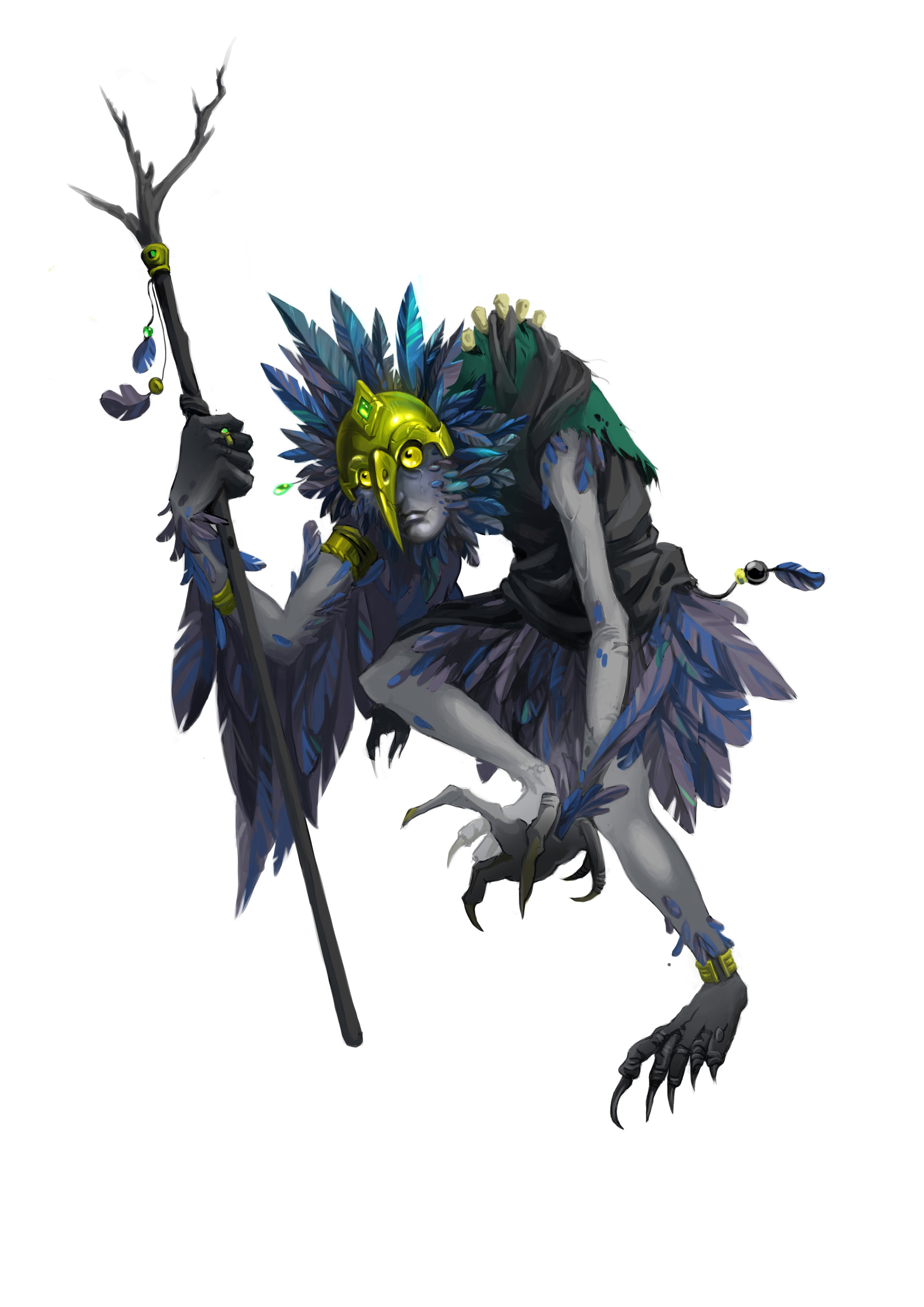 Artstation Raven Shaman