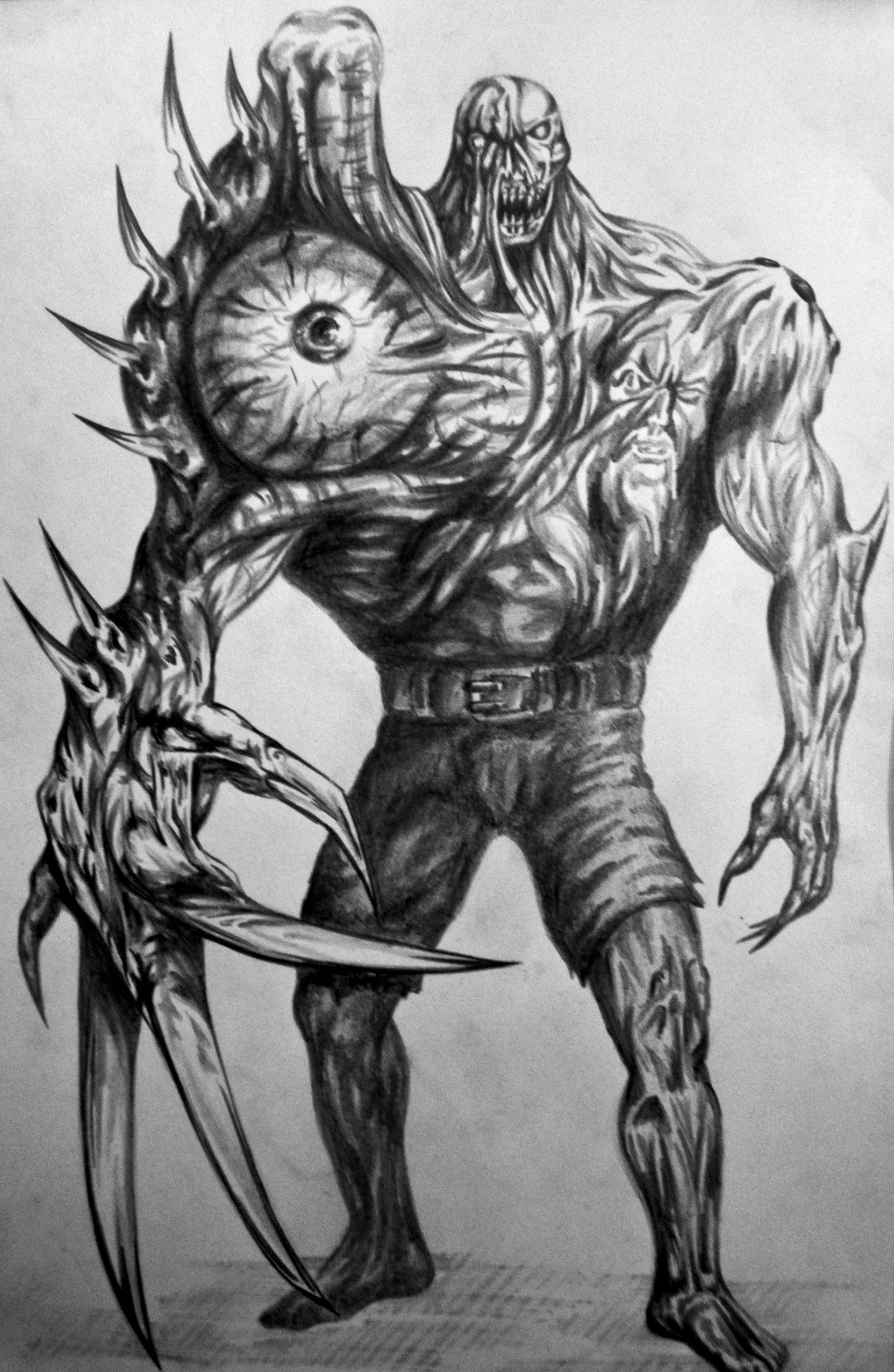 Artstation - Resident Evil-2-Monster