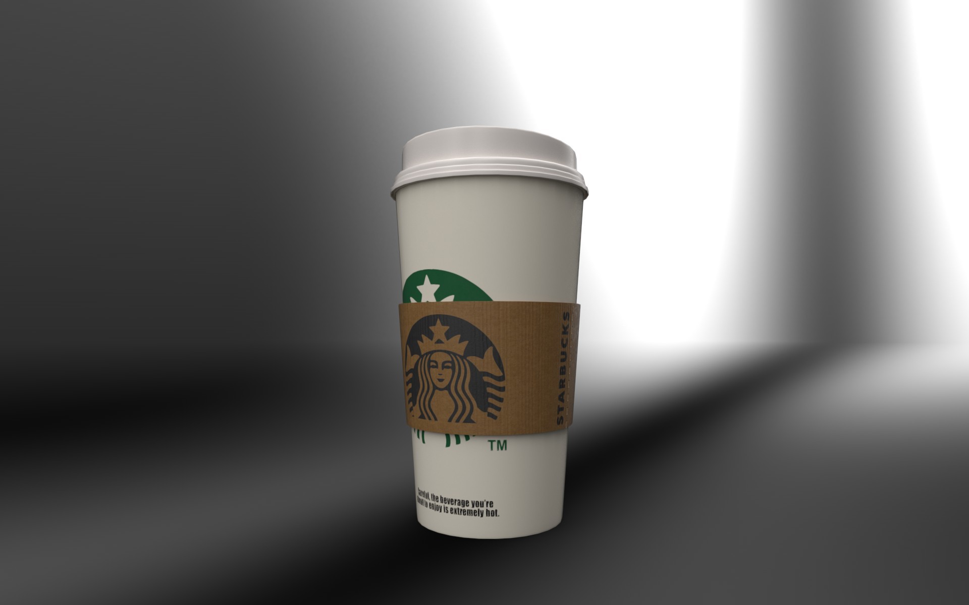 3D model Starbucks Coffee Cup 3D Model VR / AR / low-poly