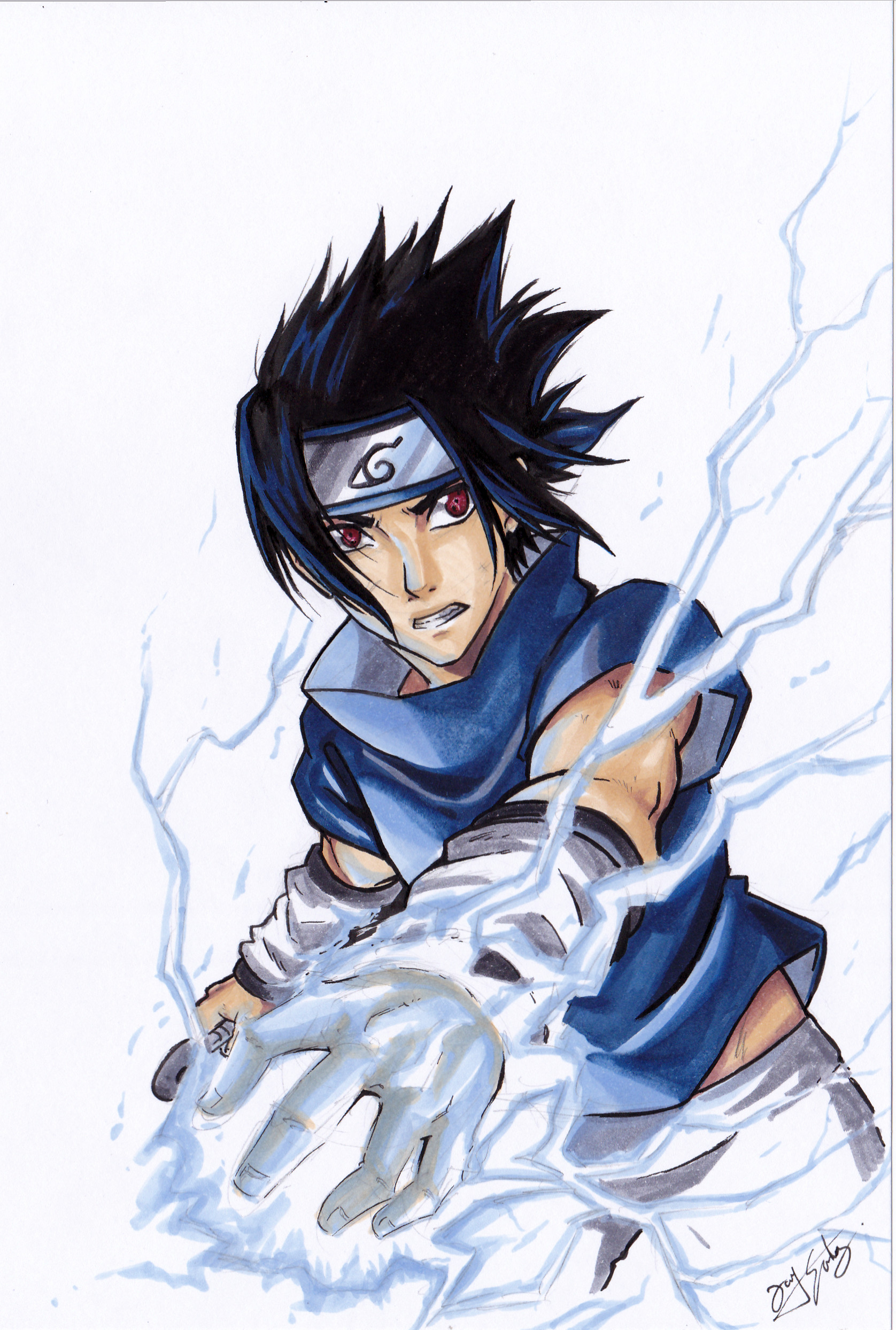 ArtStation - Sasuke Fanart