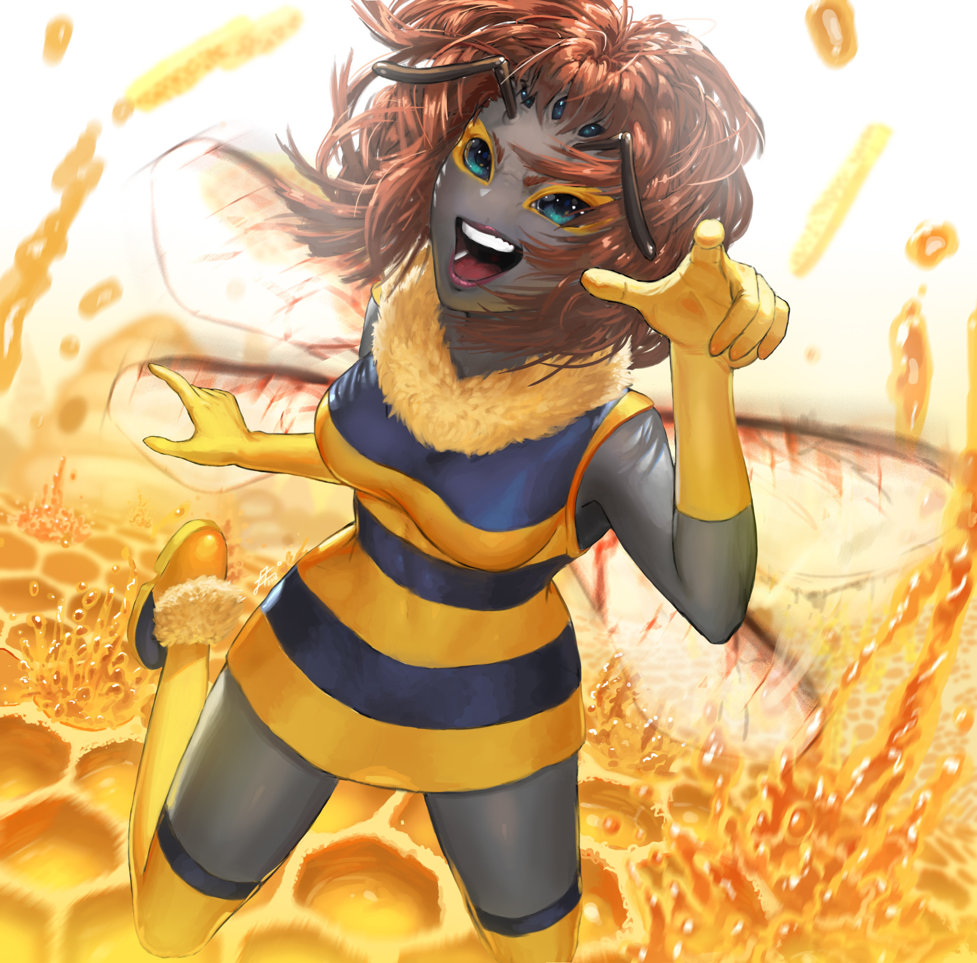 Anime Bee Girl